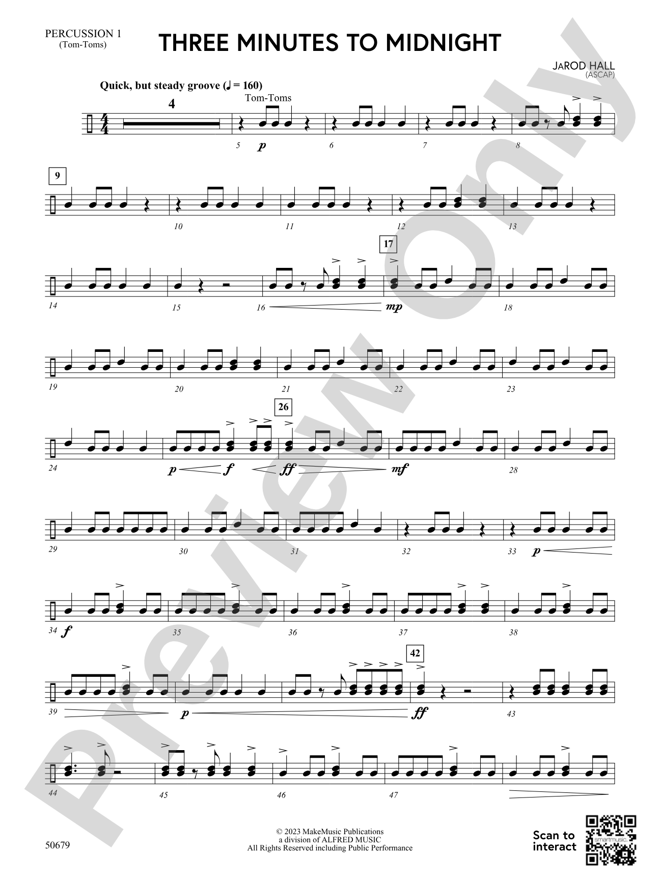 Three Minutes to Midnight: 1st Percussion