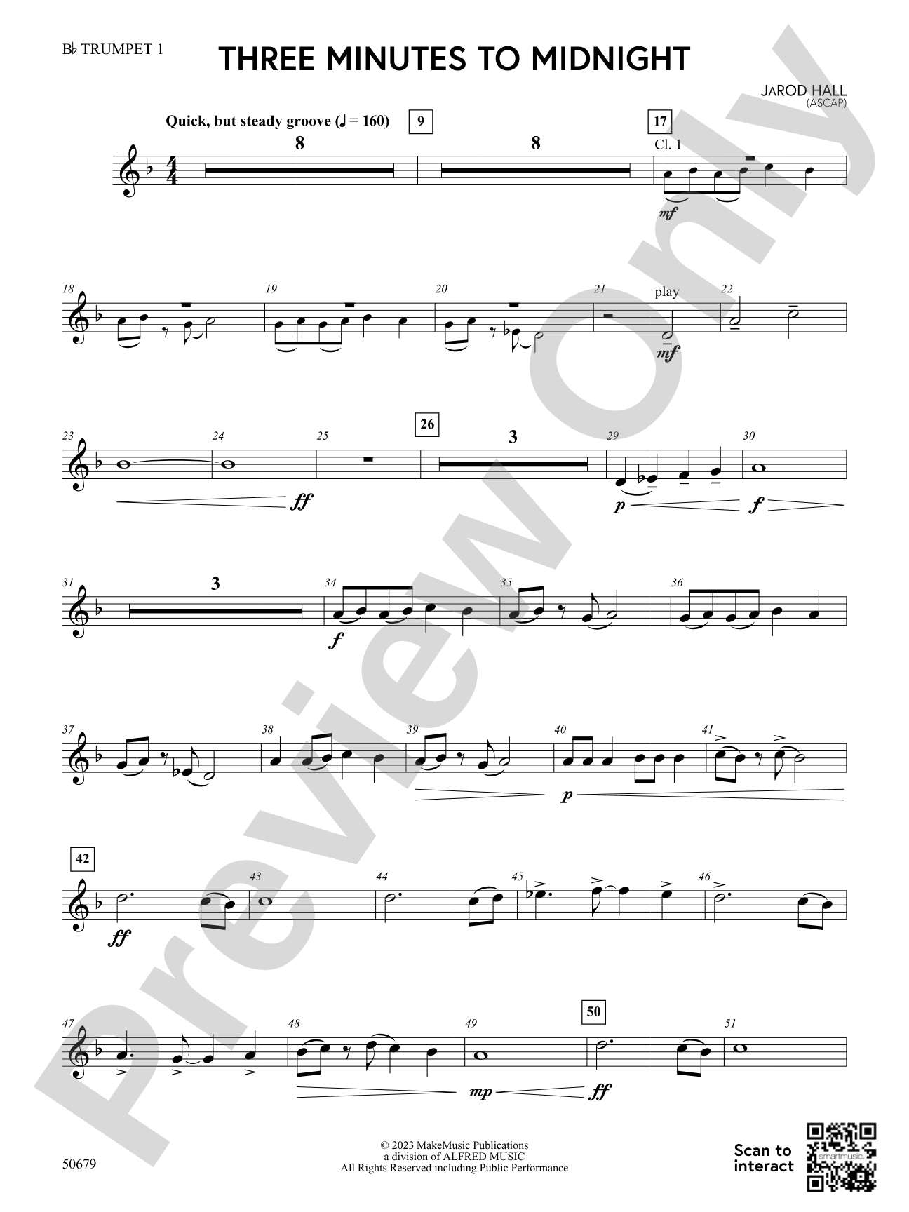 Three Minutes to Midnight: 1st B-flat Trumpet