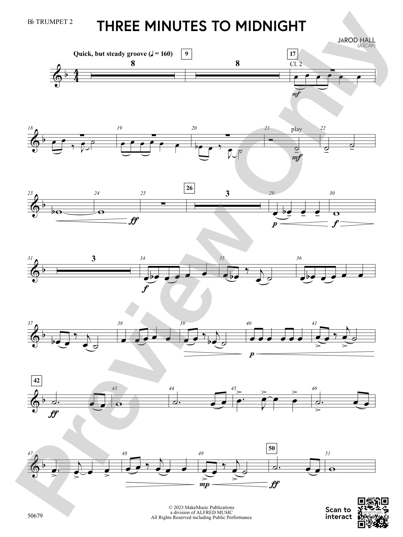 Three Minutes to Midnight: 2nd B-flat Trumpet