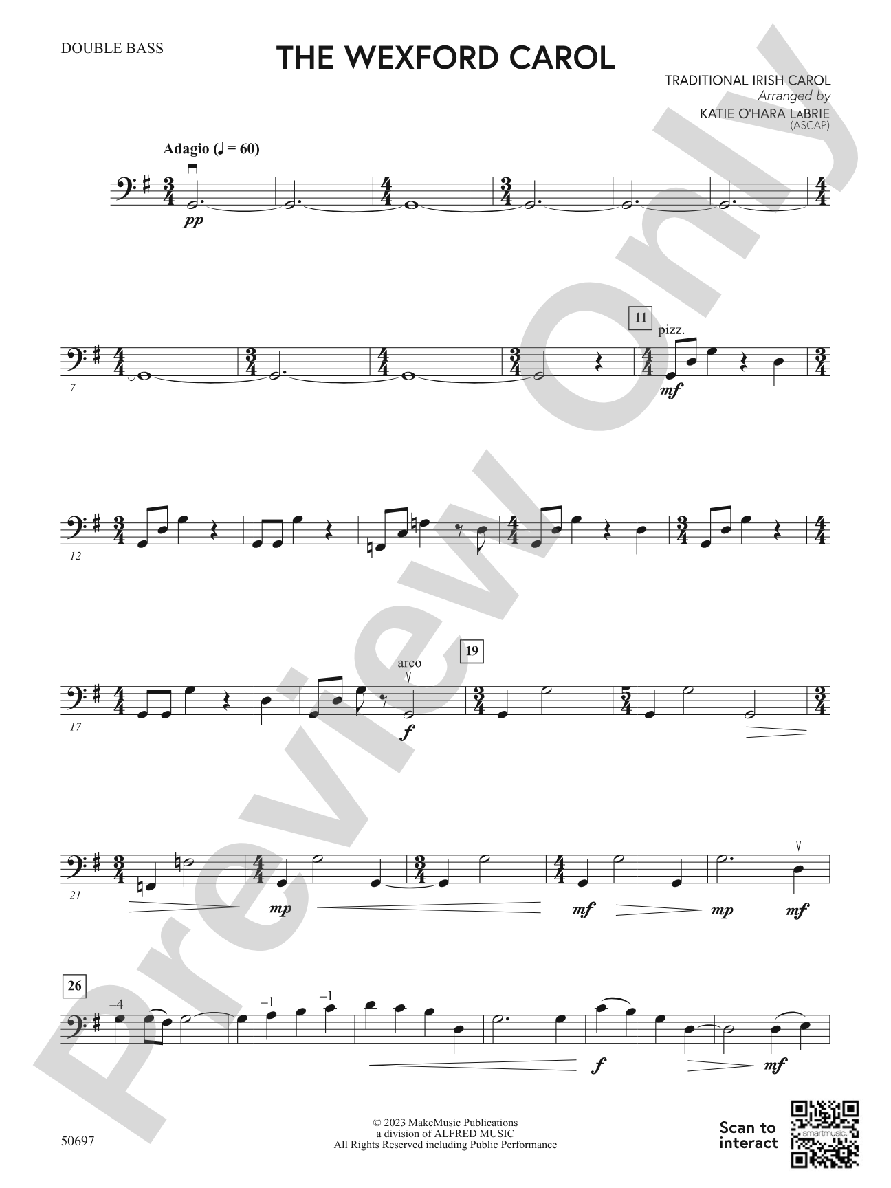 The Wexford Carol: String Bass