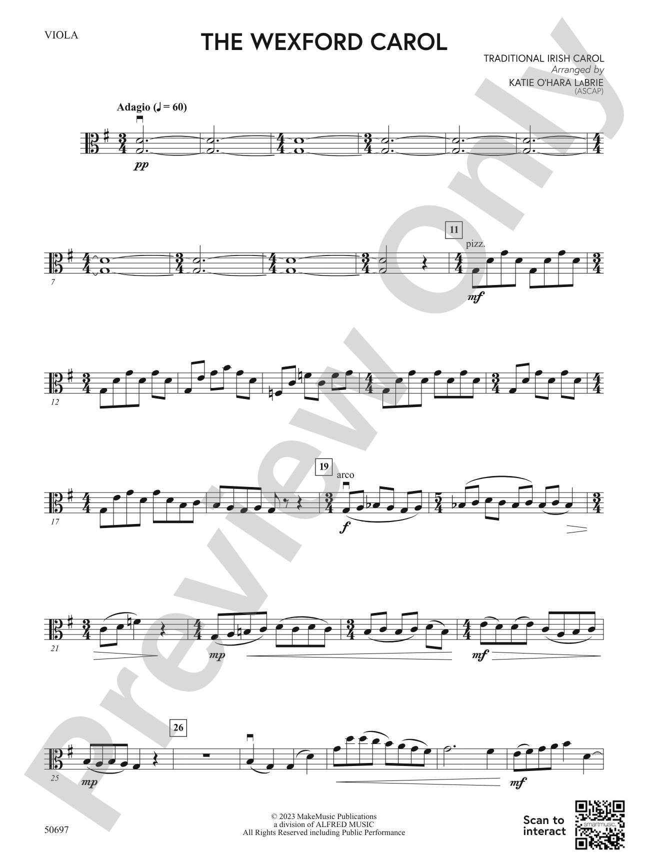 The Wexford Carol: Viola