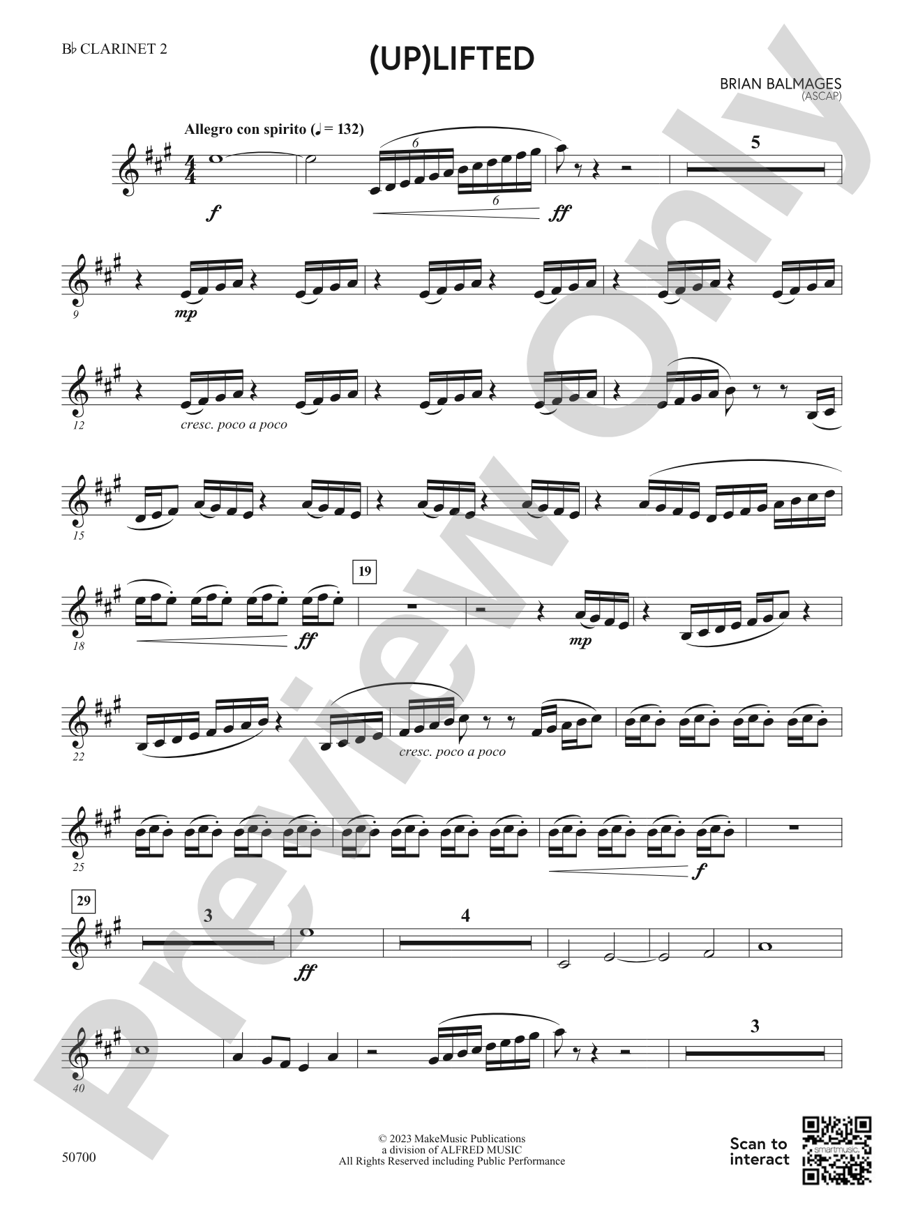 (Up)Lifted: 2nd B-flat Clarinet