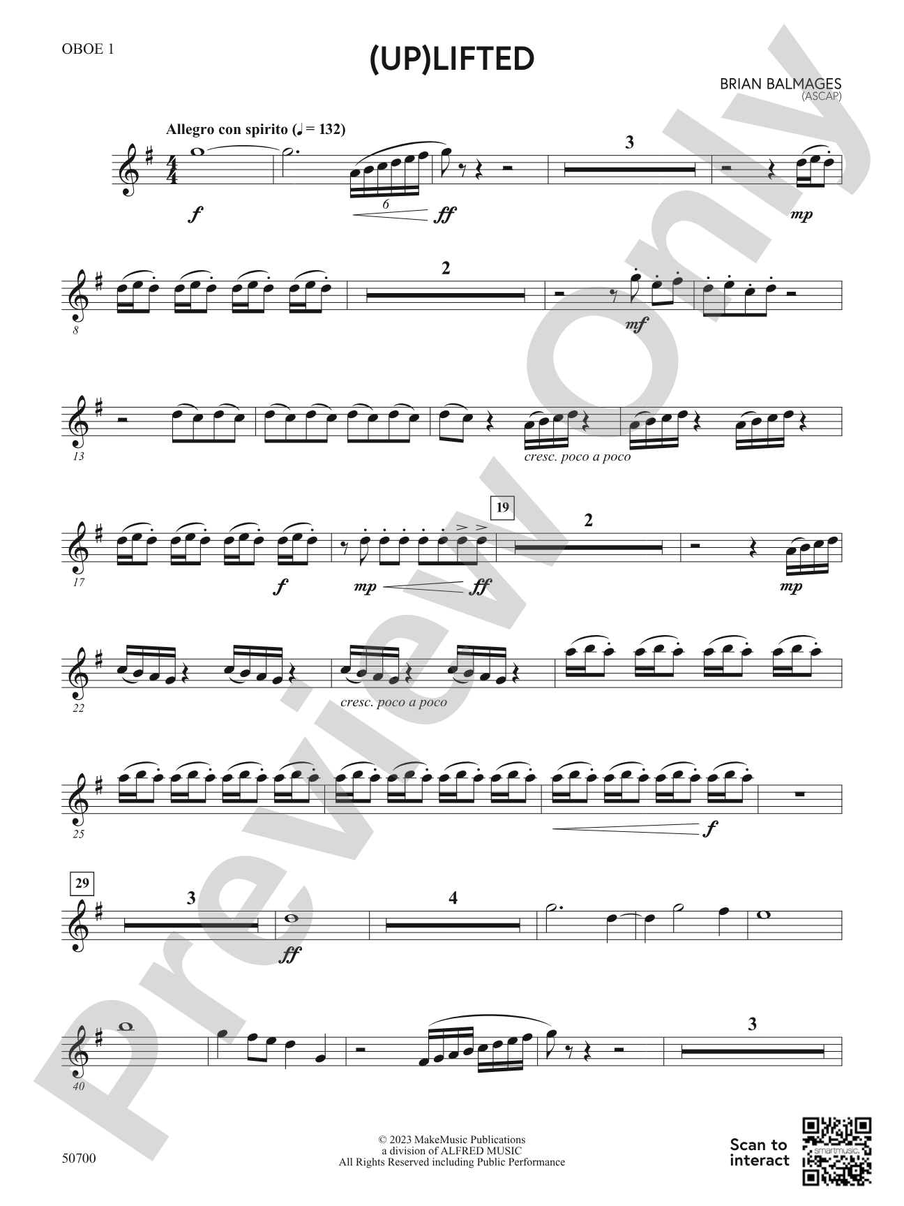 (Up)Lifted: Oboe