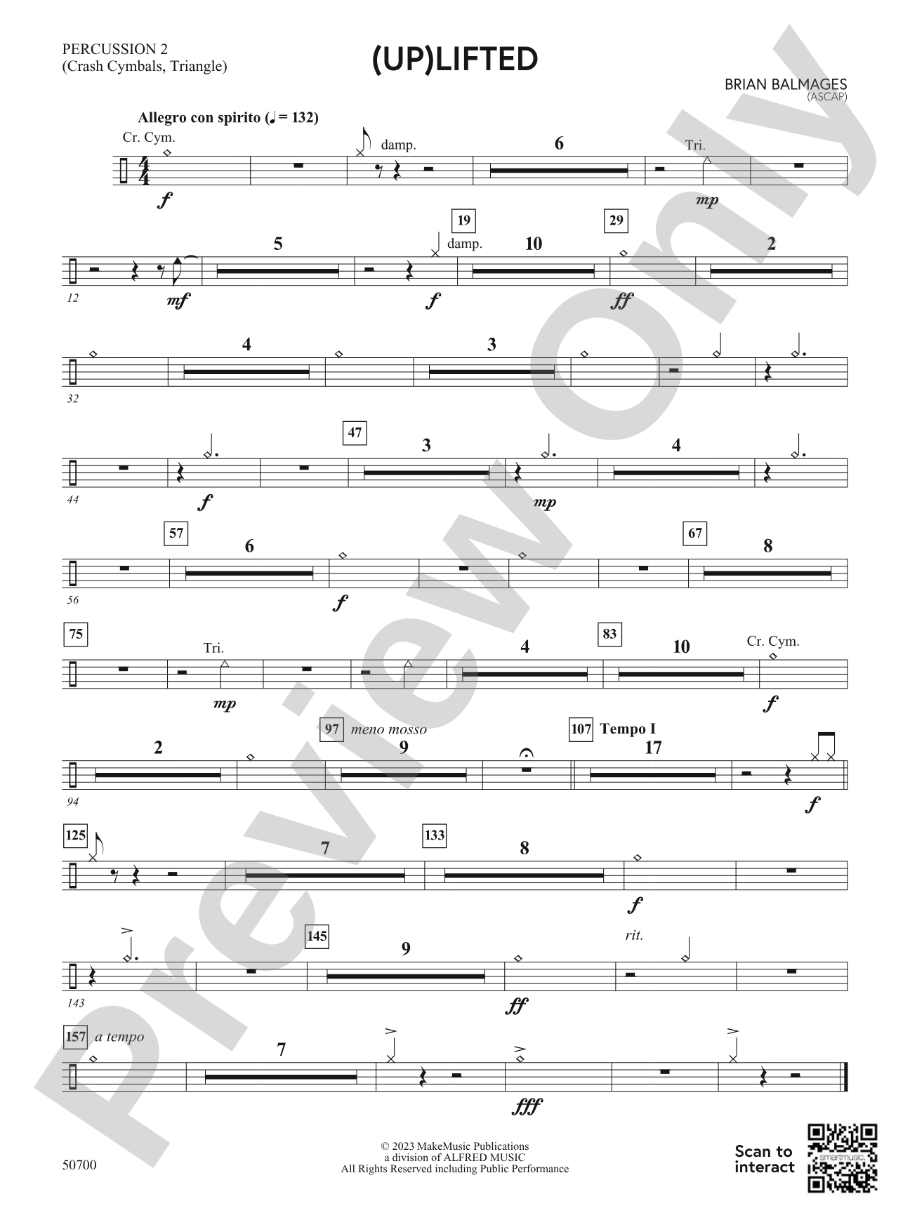 (Up)Lifted: 2nd Percussion