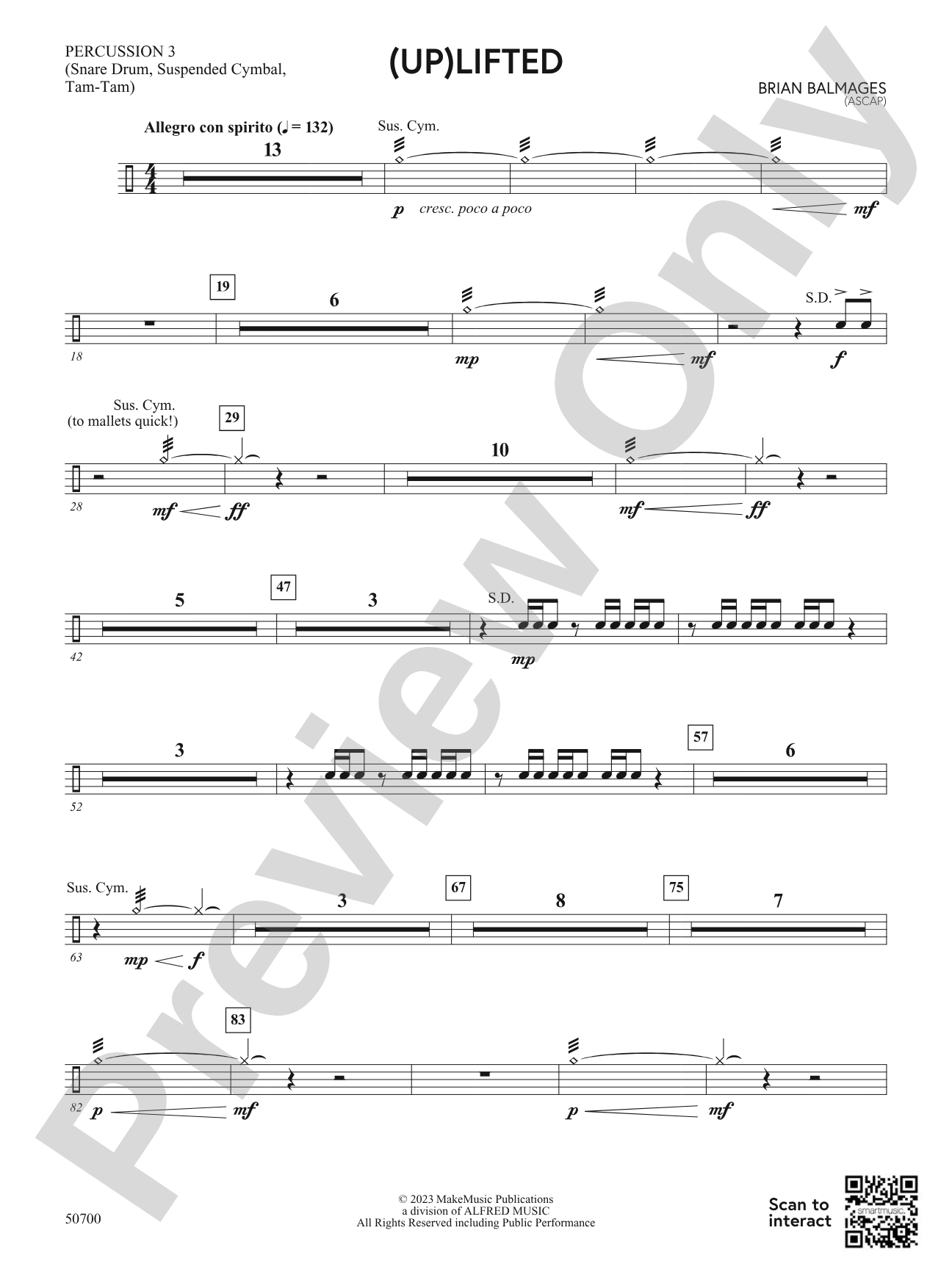 (Up)Lifted: 3rd Percussion