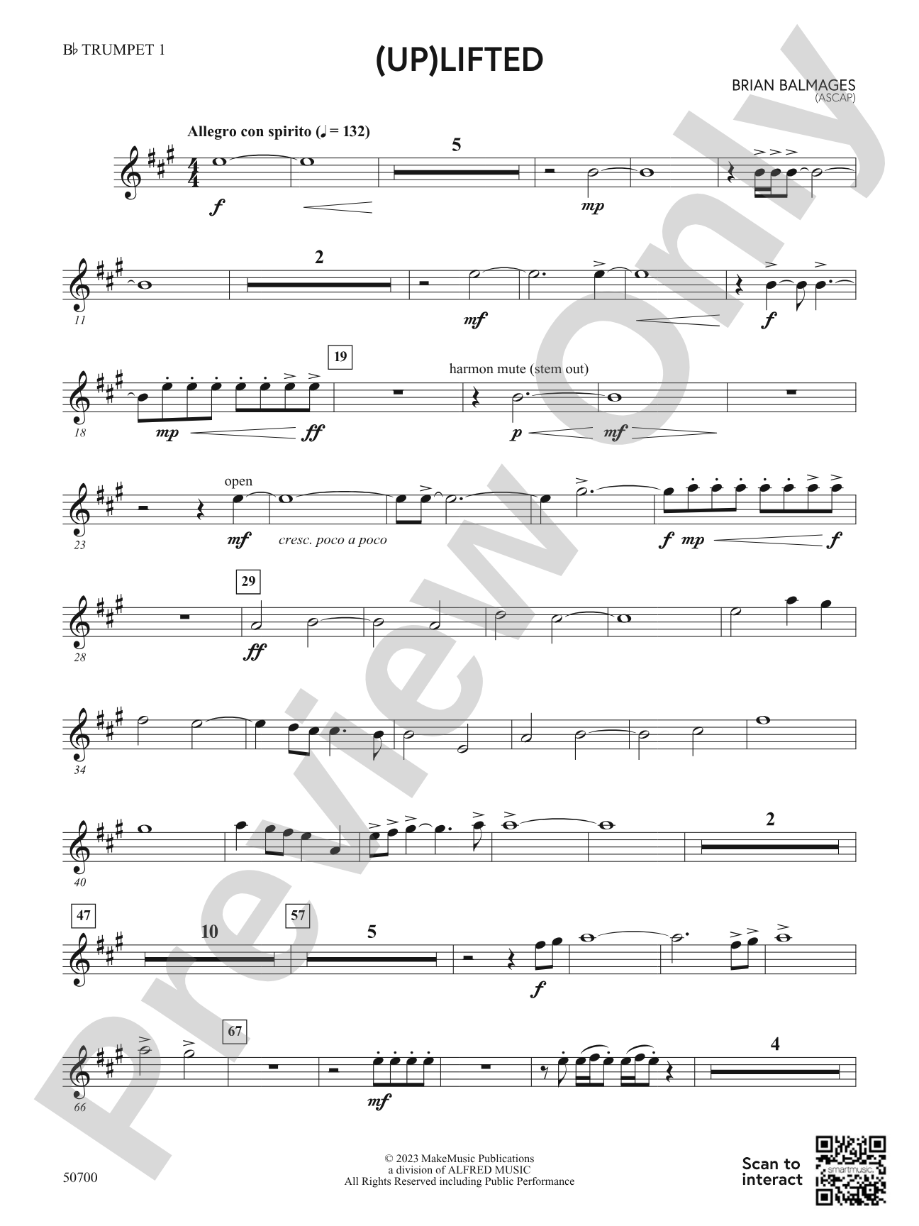 (Up)Lifted: 1st B-flat Trumpet