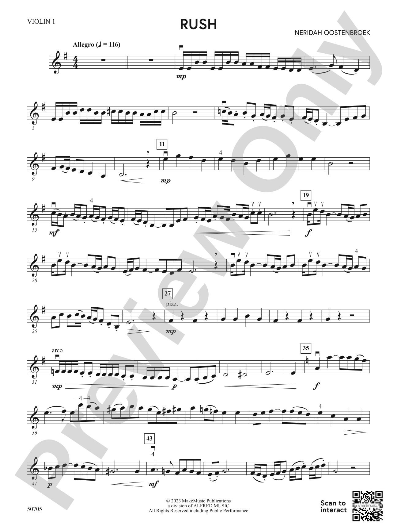 Rush: 1st Violin