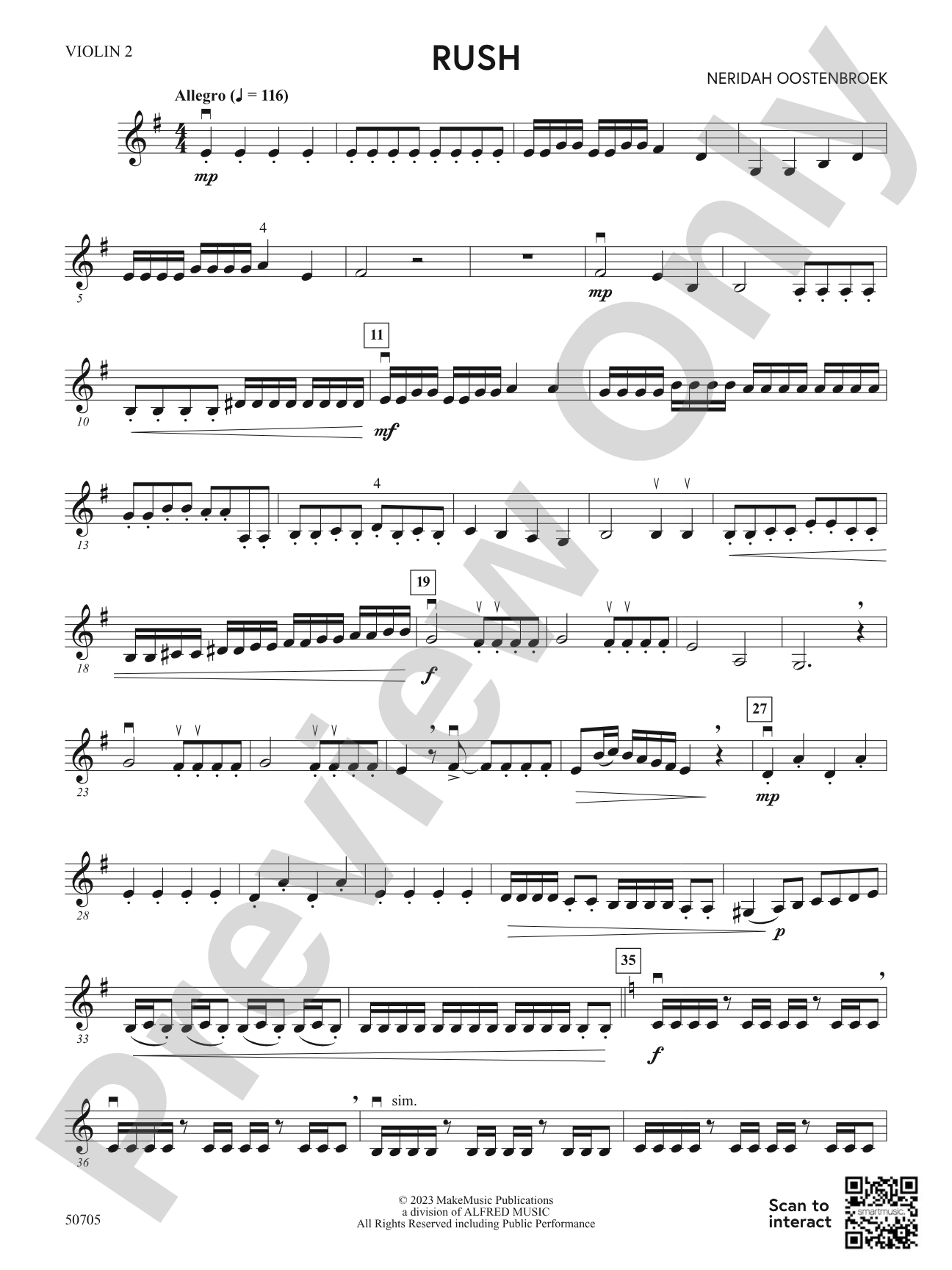 Rush: 2nd Violin