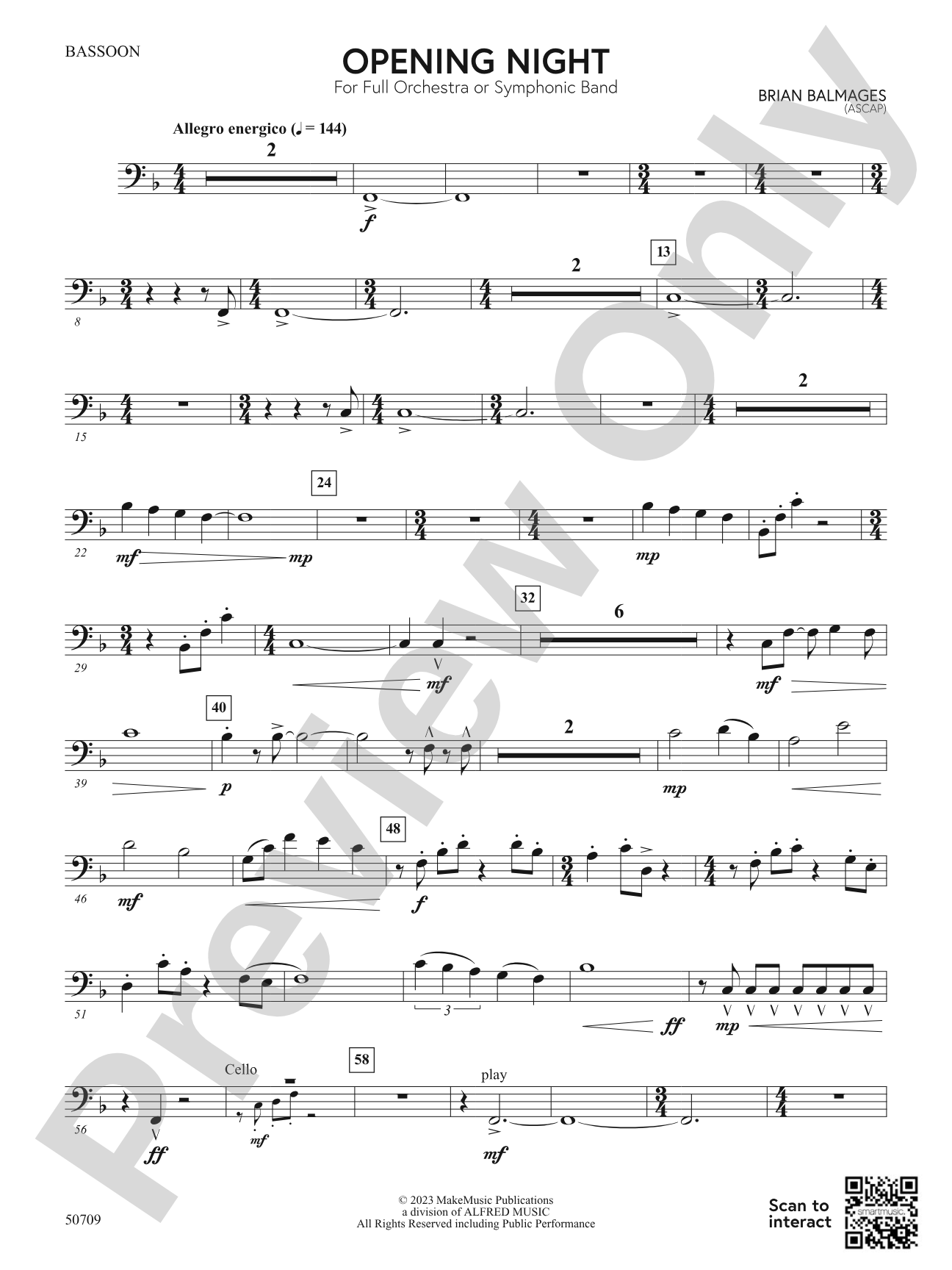 Opening Night: Bassoon