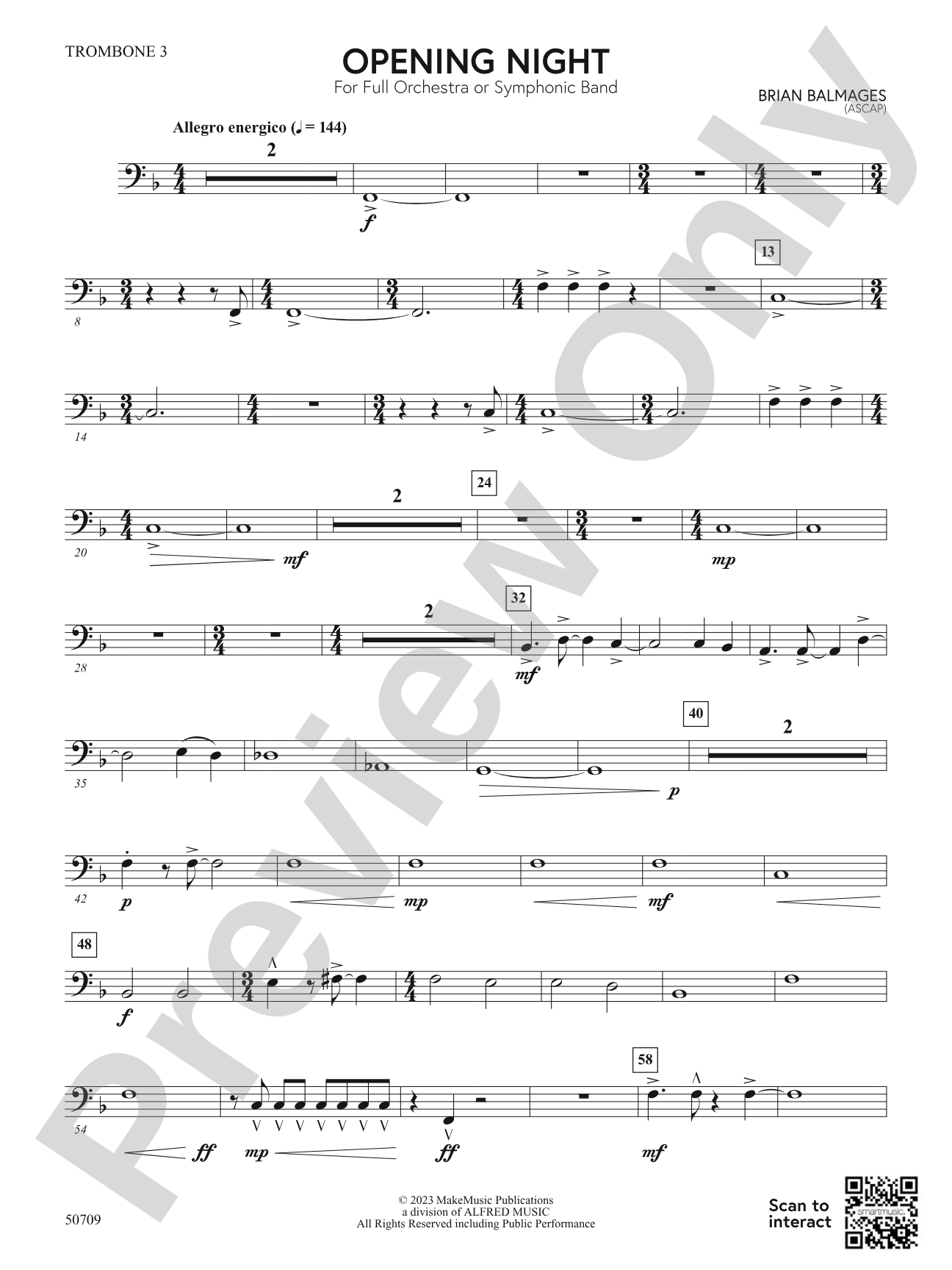Opening Night: 3rd Trombone