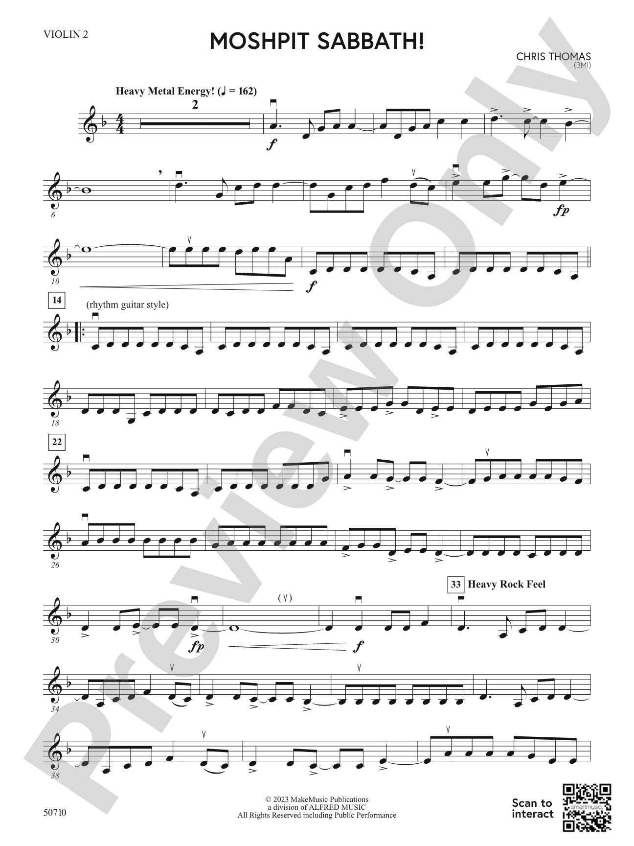 Moshpit Sabbath!: 2nd Violin