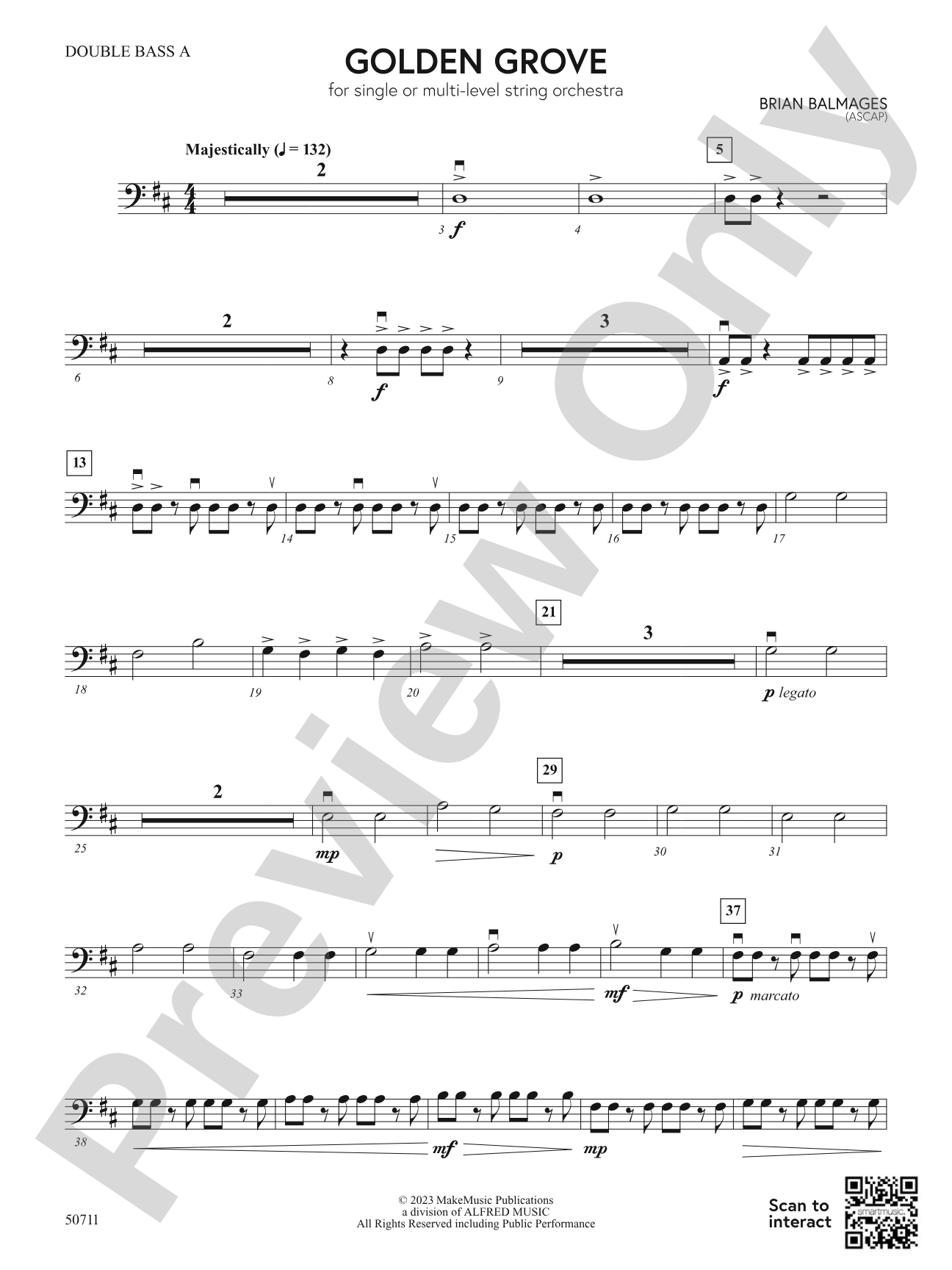 Golden Grove: String Bass A