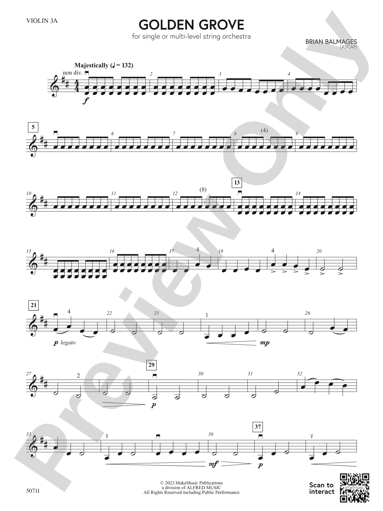 Golden Grove: Violin 3A (Viola T.C.)