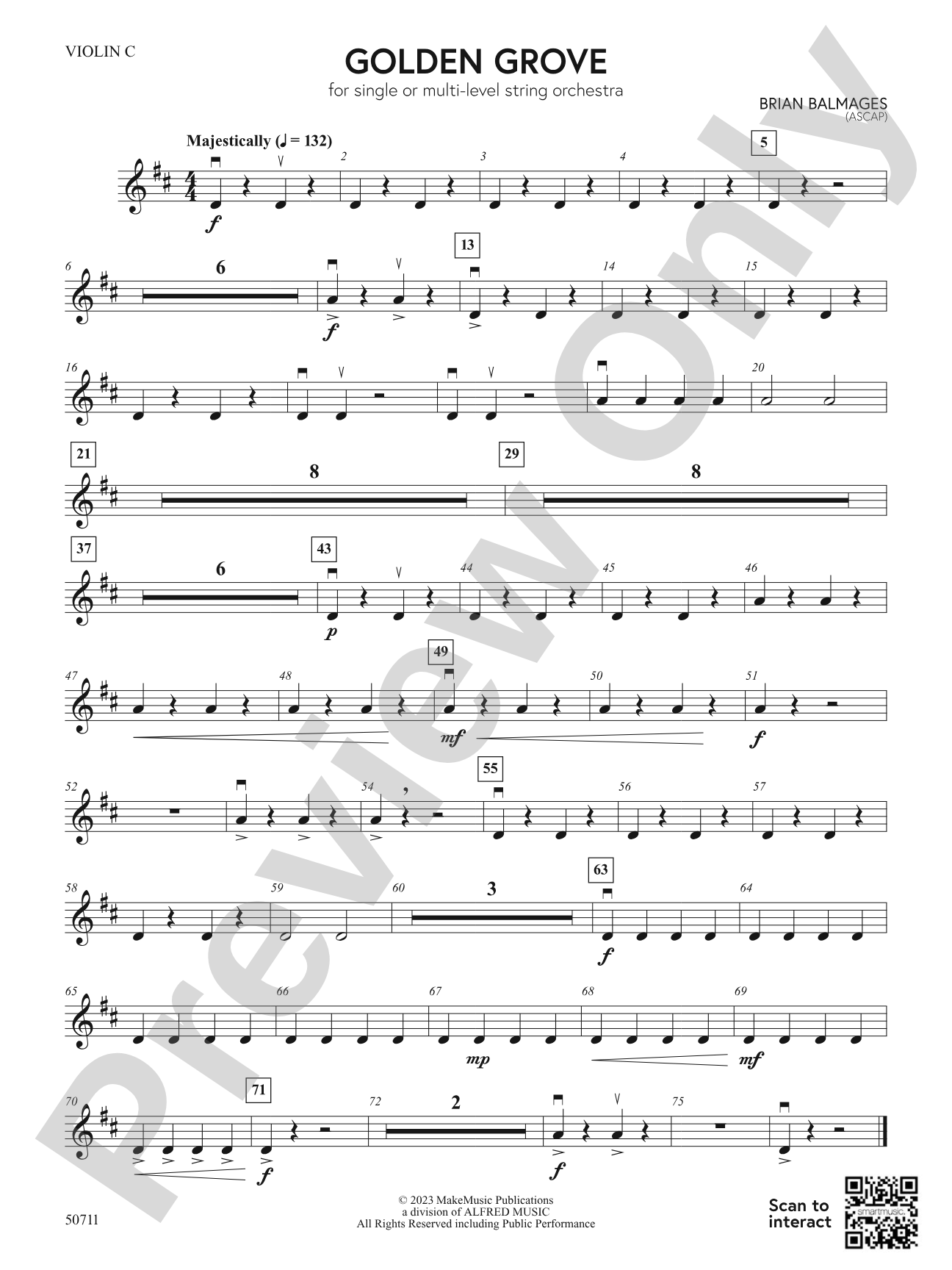 Golden Grove: Violin C