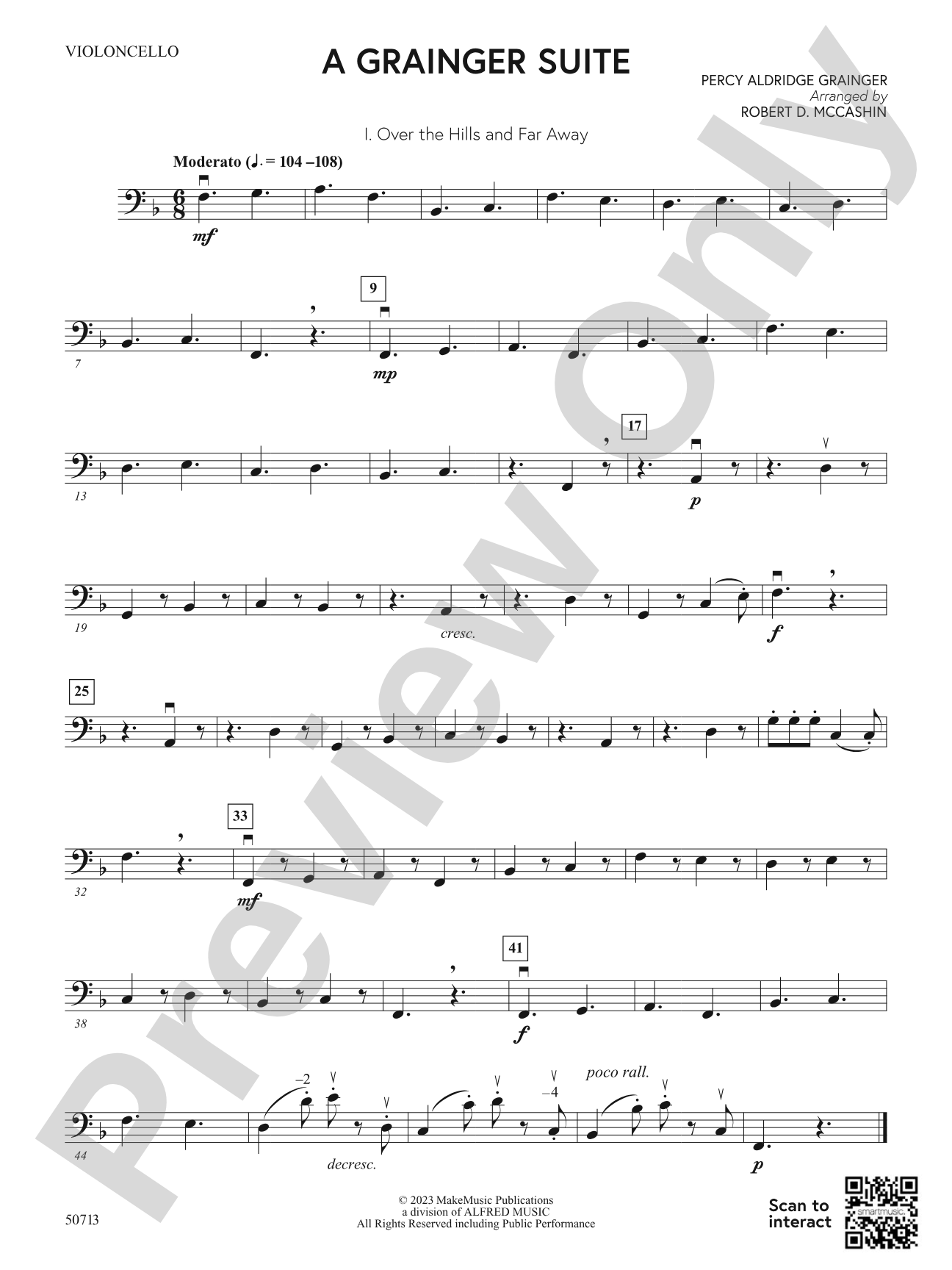 A Grainger Suite: Cello