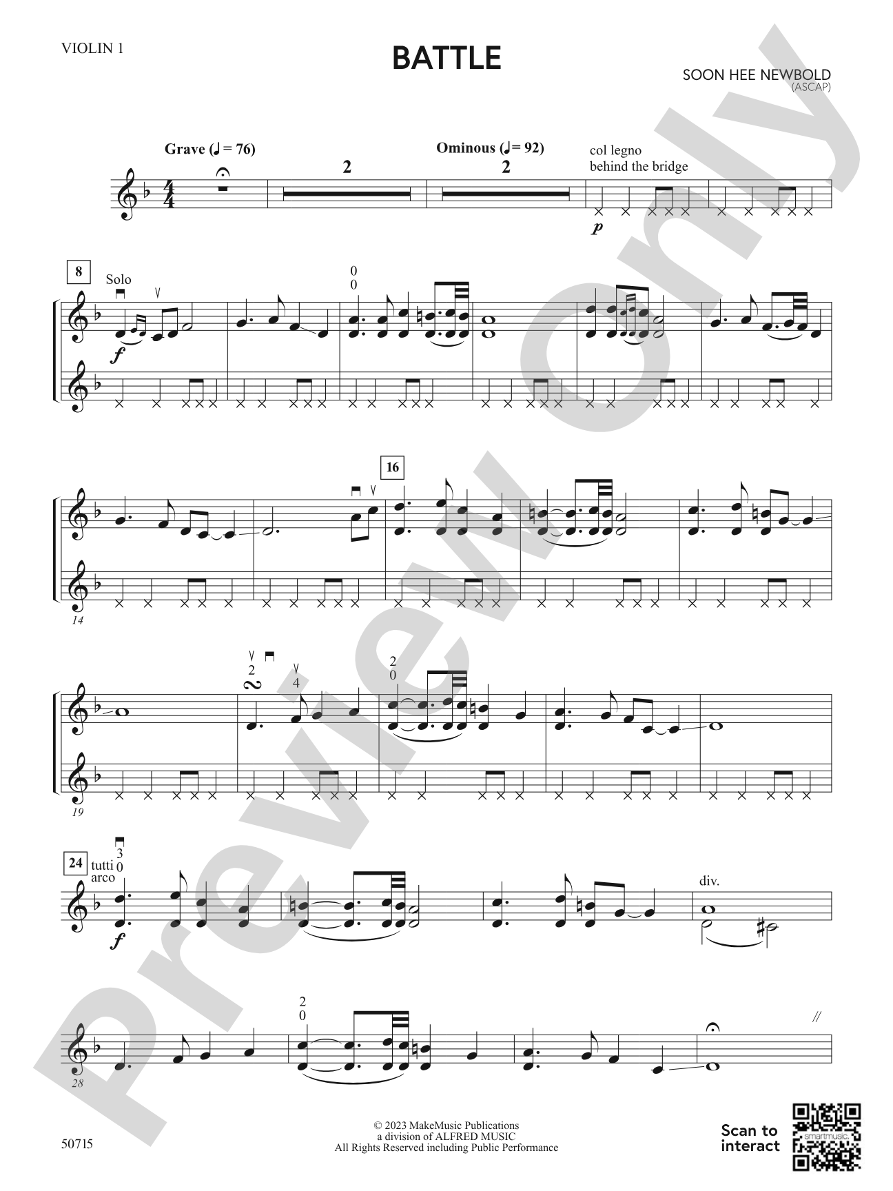 Battle: 1st Violin