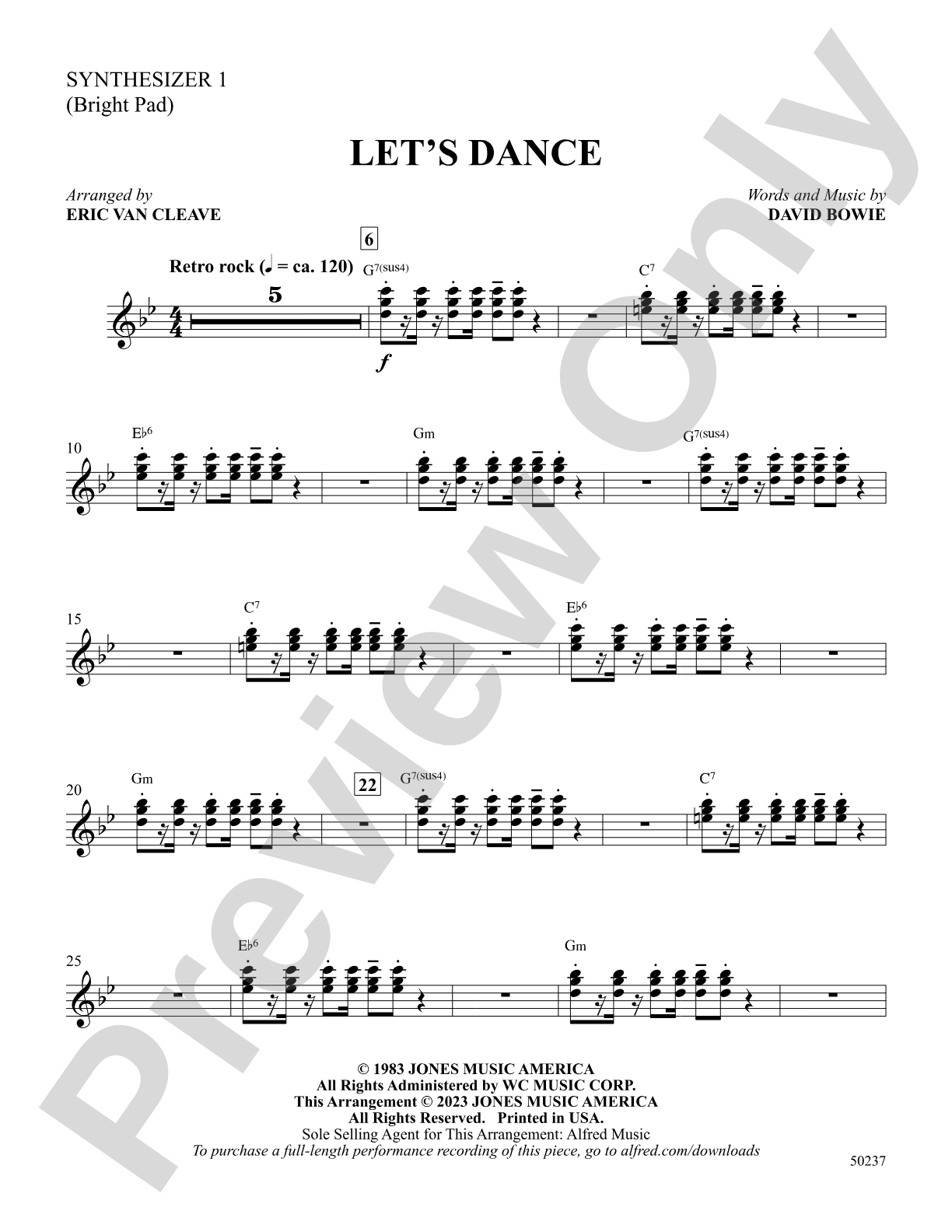 Let's Dance: 1st Synthesizer
