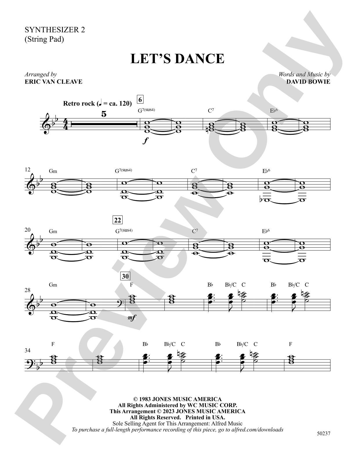 Let's Dance: 2nd Synthesizer