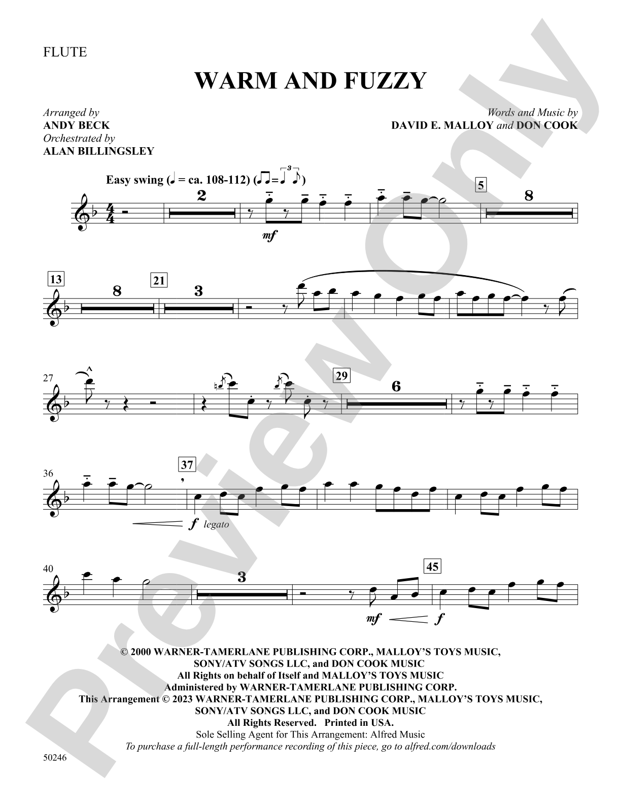 Warm and Fuzzy: Flute