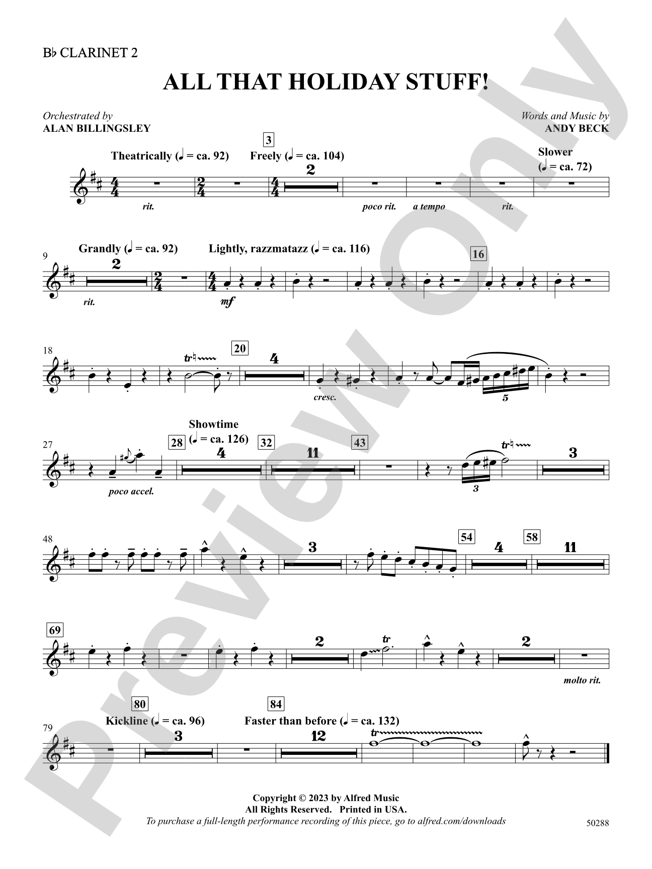 All That Holiday Stuff!: 2nd B-flat Clarinet