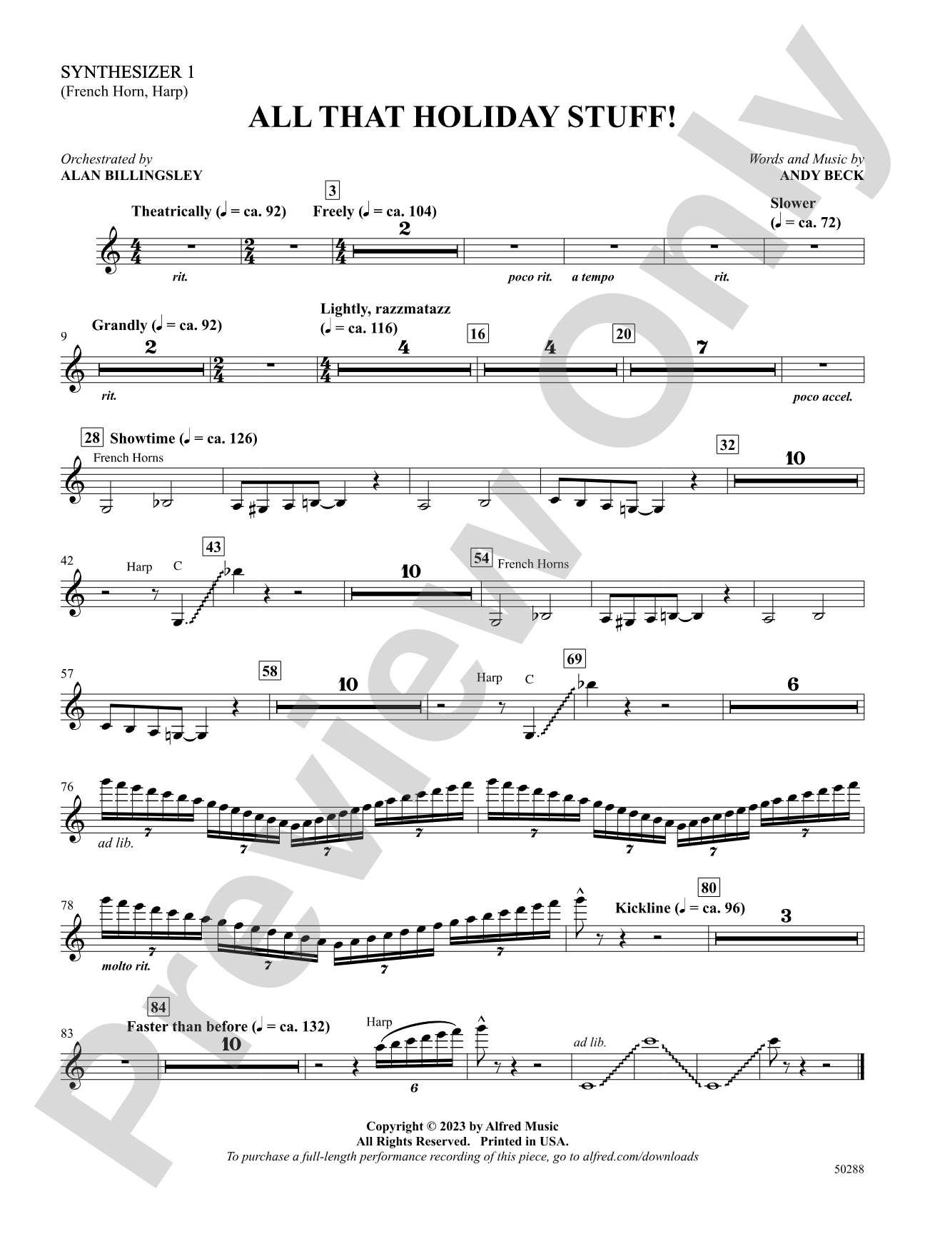 All That Holiday Stuff!: 1st Synthesizer