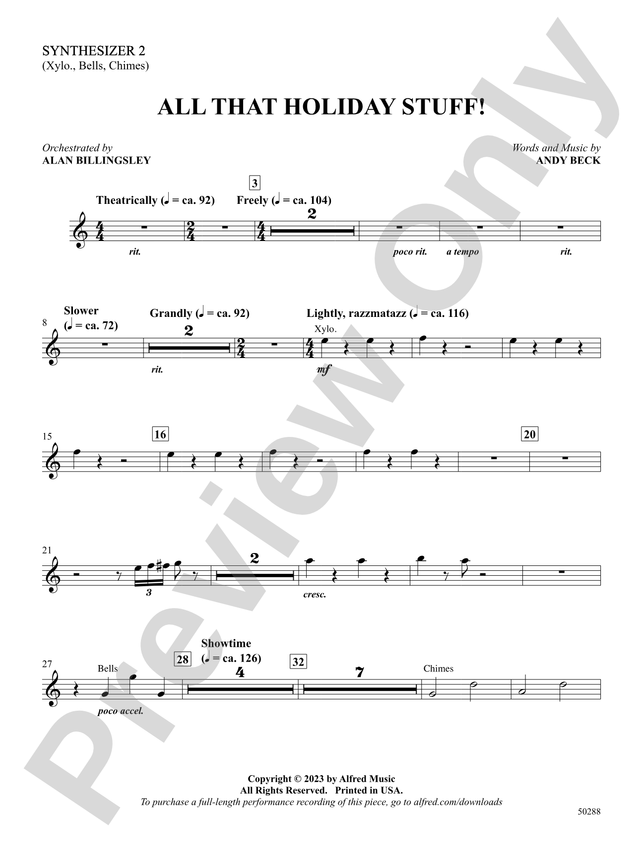 All That Holiday Stuff!: 2nd Synthesizer