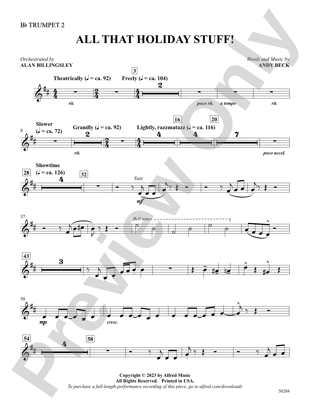 All That Holiday Stuff!: 2nd B-flat Trumpet