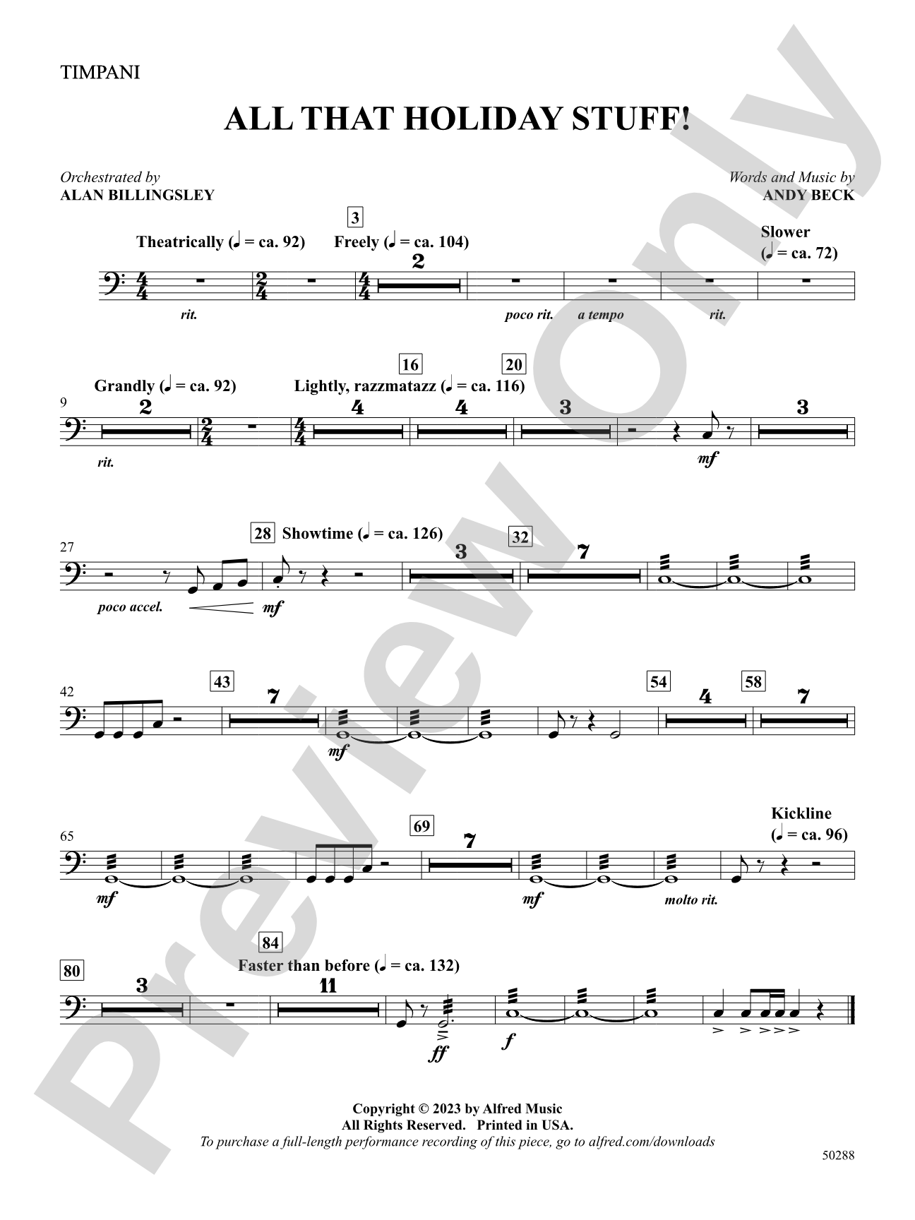 All That Holiday Stuff!: Timpani