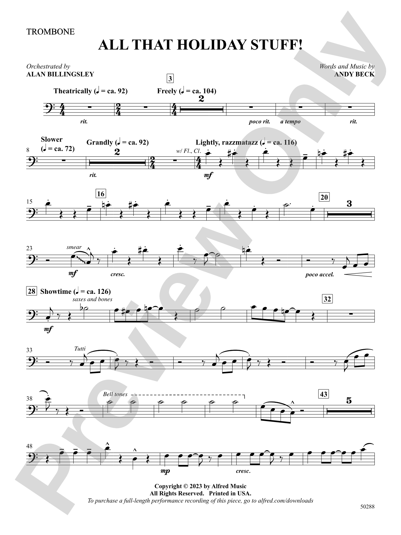 All That Holiday Stuff!: 1st Trombone