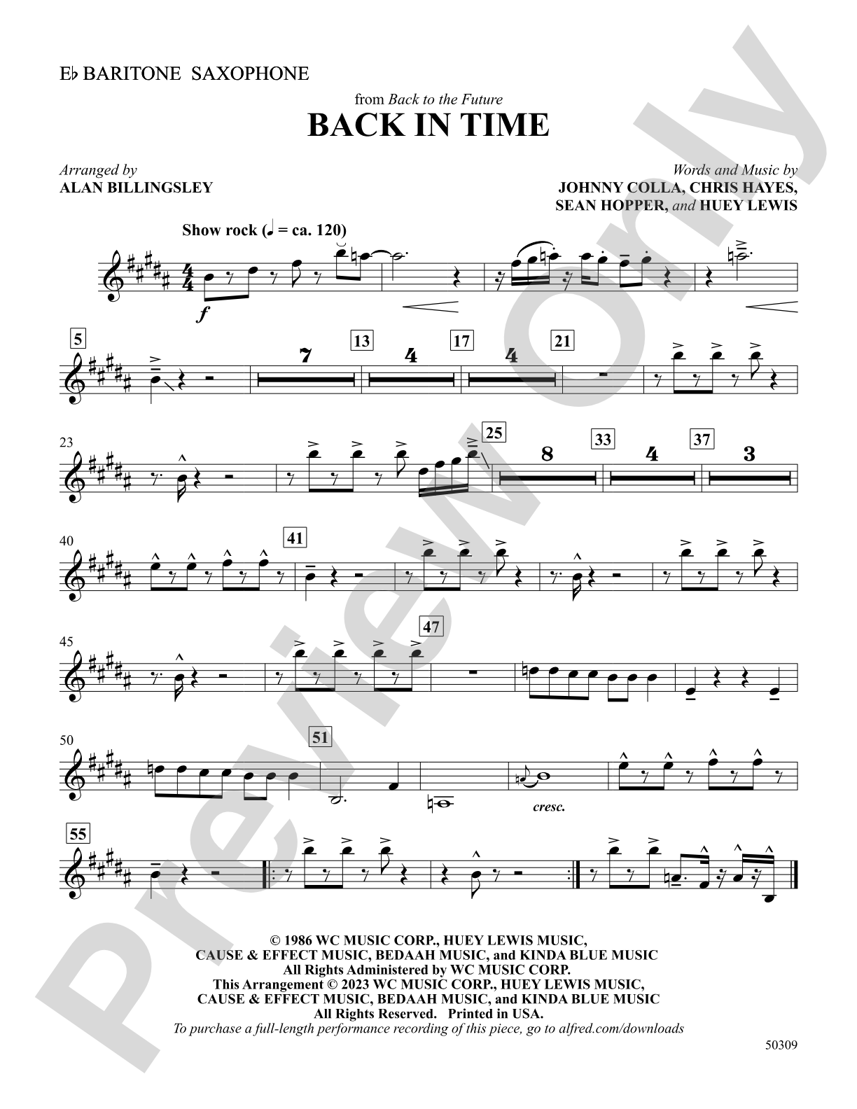 Back in Time: E-flat Baritone Saxophone
