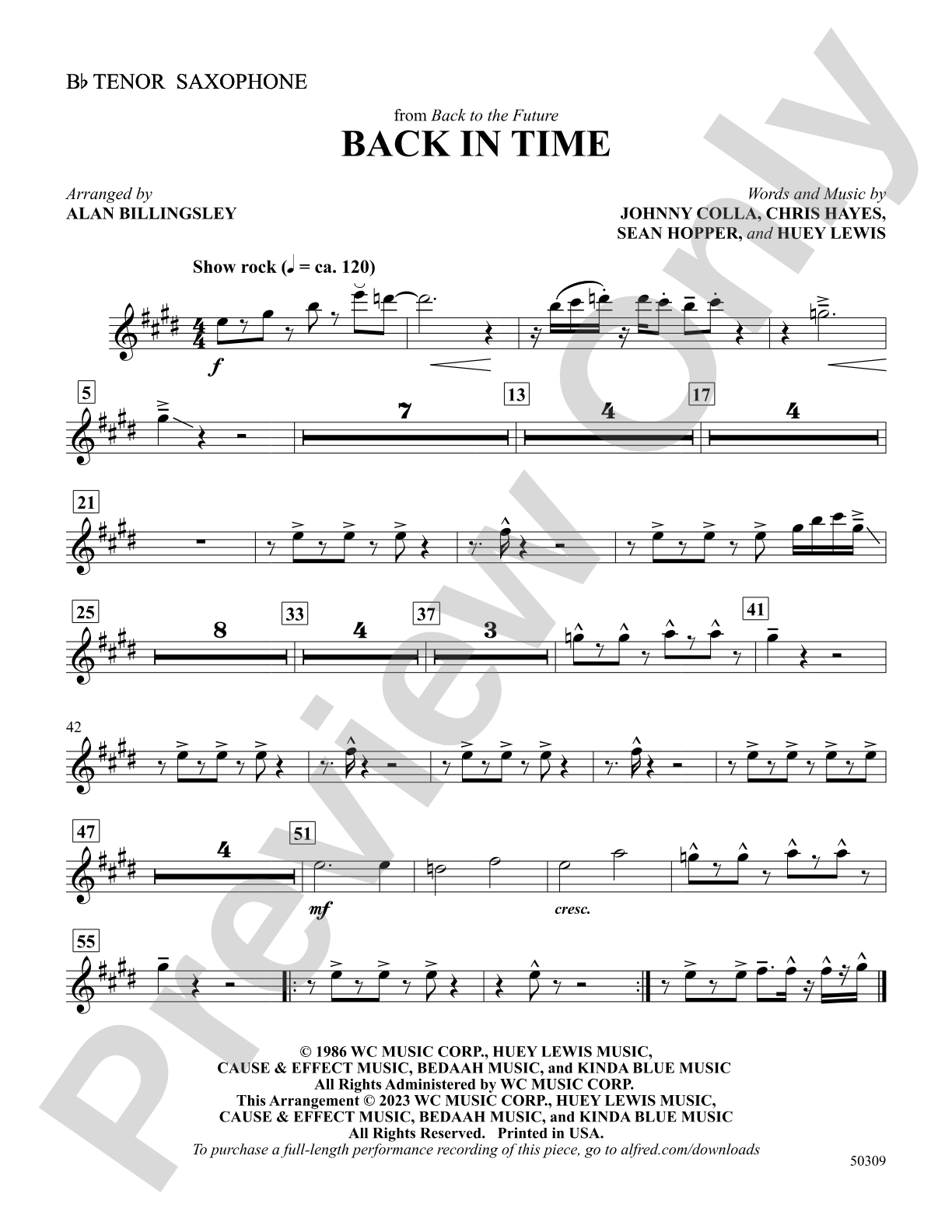 Back in Time: B-flat Tenor Saxophone