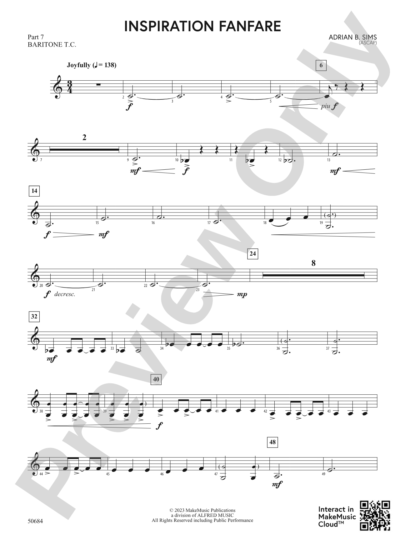 Inspiration Fanfare: Part 7 - Euphonium T.C.
