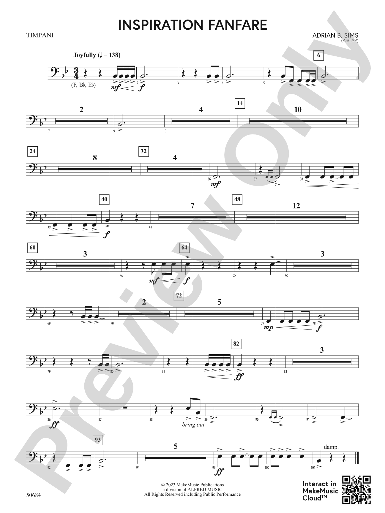 Inspiration Fanfare: Timpani