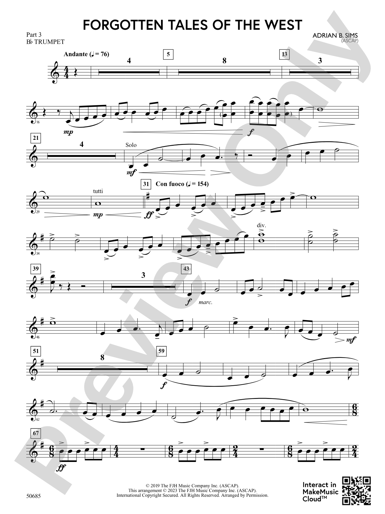 Forgotten Tales of the West: Part 3 - B-flat Trumpet