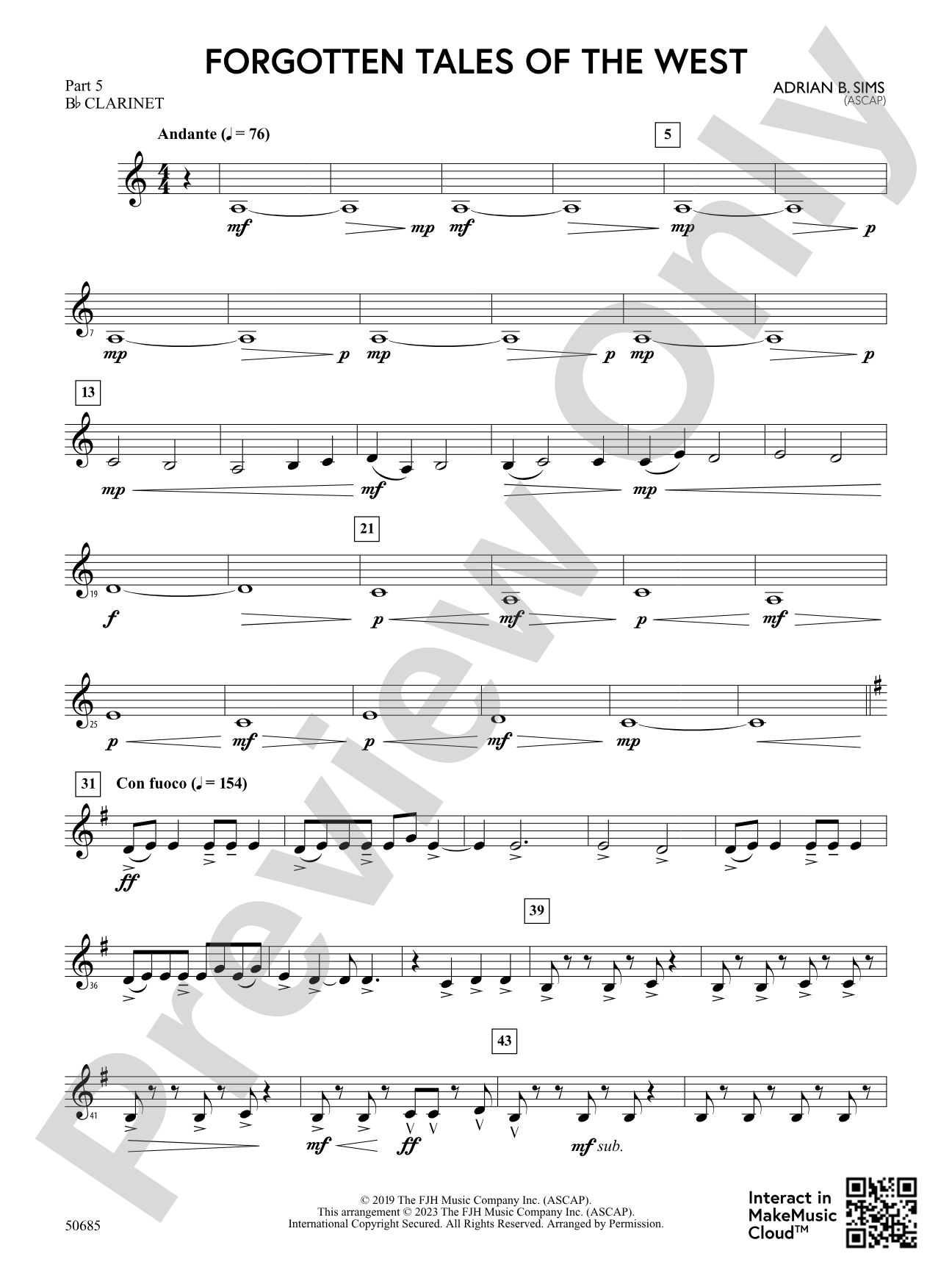 Forgotten Tales of the West: Part 5 - B-flat Clarinet