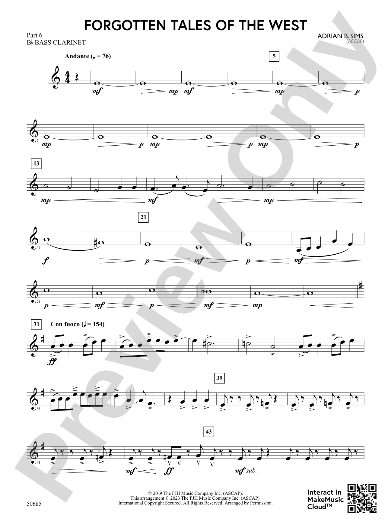 Forgotten Tales of the West: Part 6 - B-flat Bass Clarinet