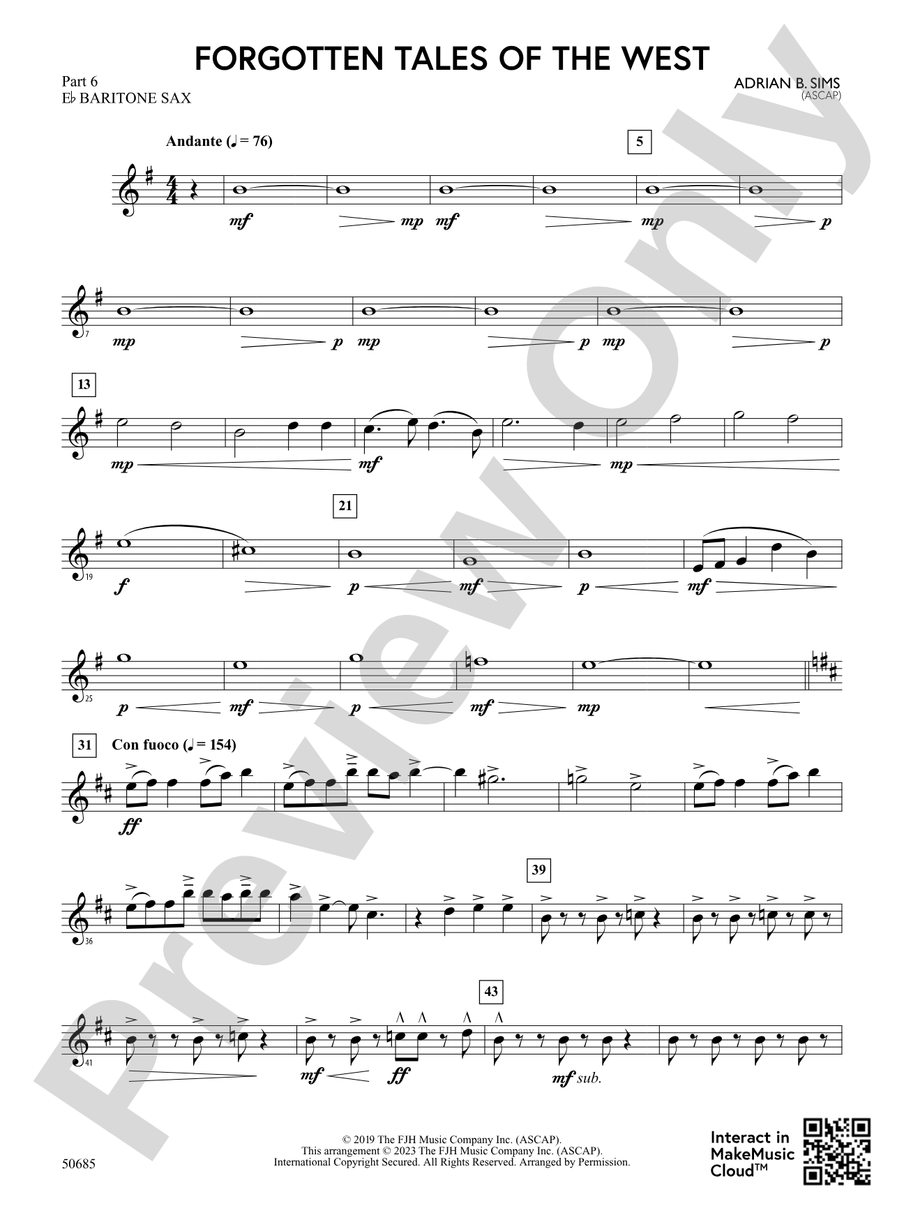 Forgotten Tales of the West: Part 6 - E-flat Baritone Sax