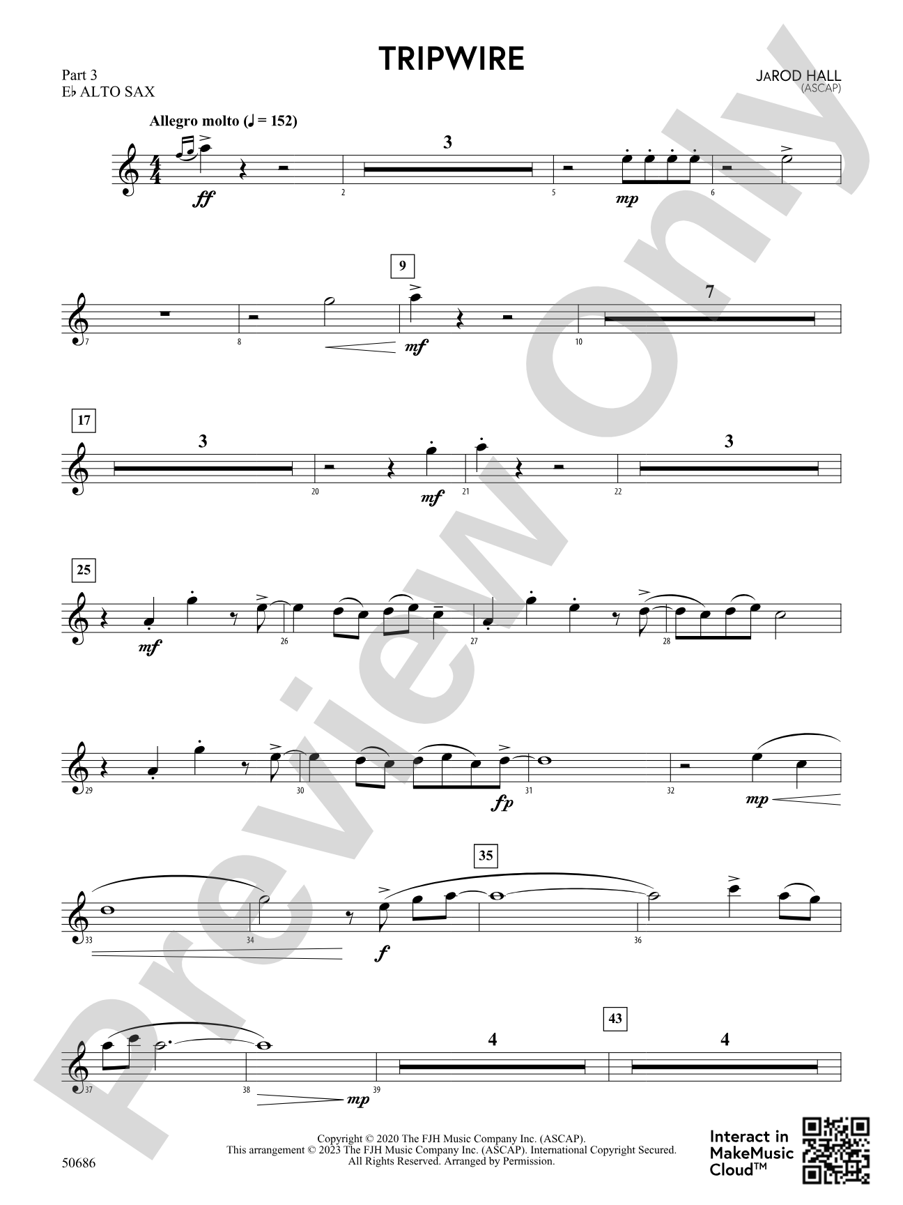 Tripwire: Part 3 - E-flat Alto Sax