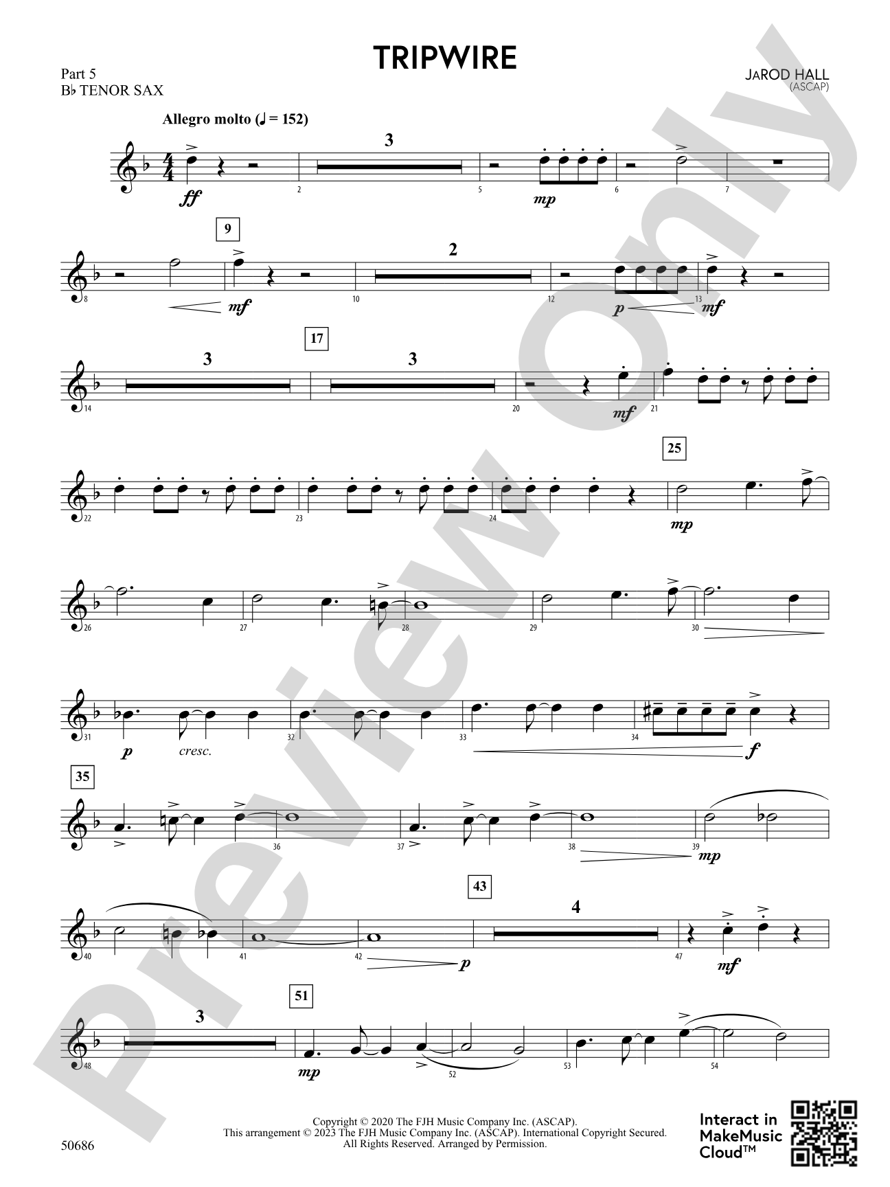 Tripwire: Part 5 - B-flat Tenor Sax