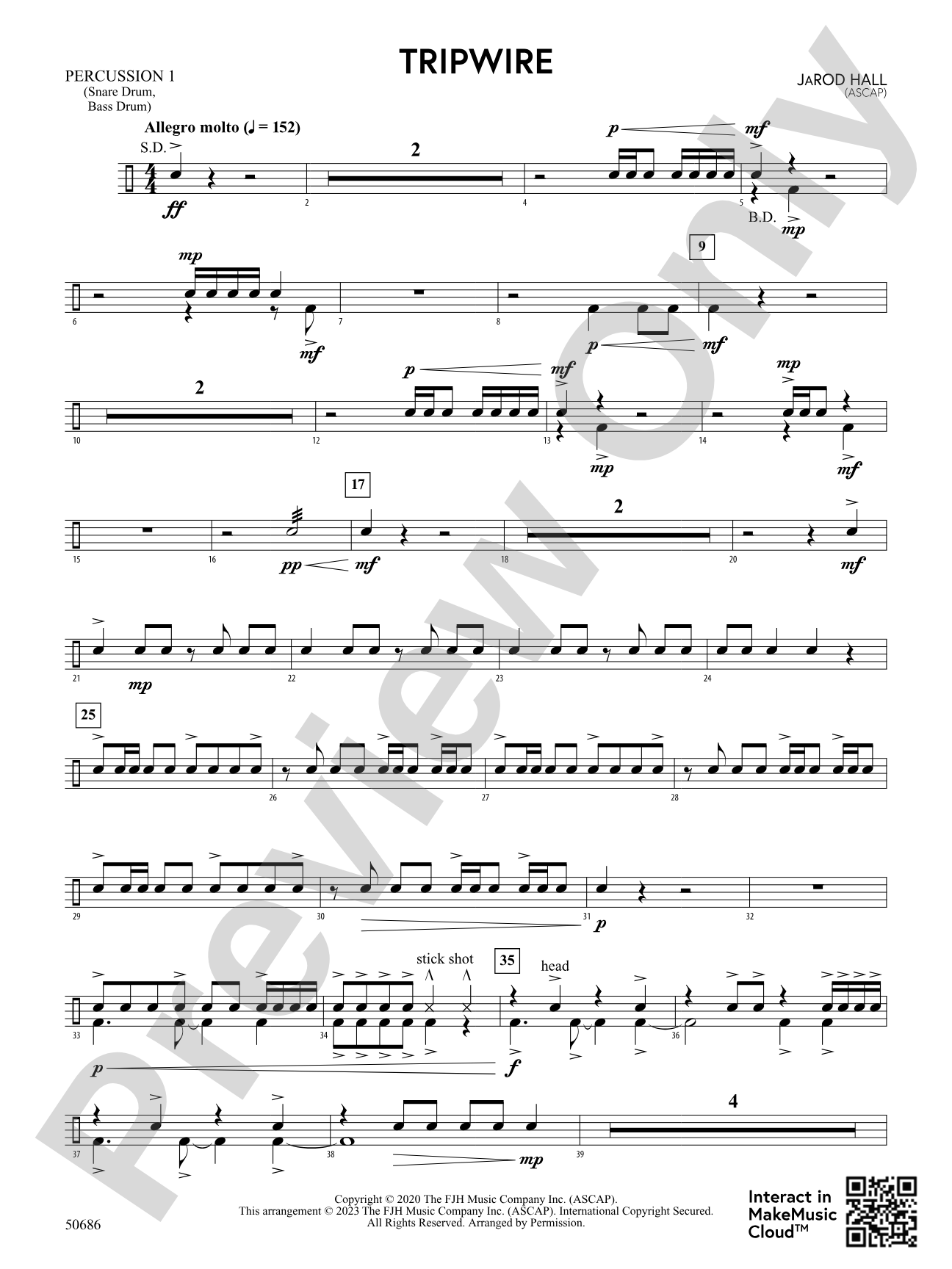 Tripwire: 1st Percussion