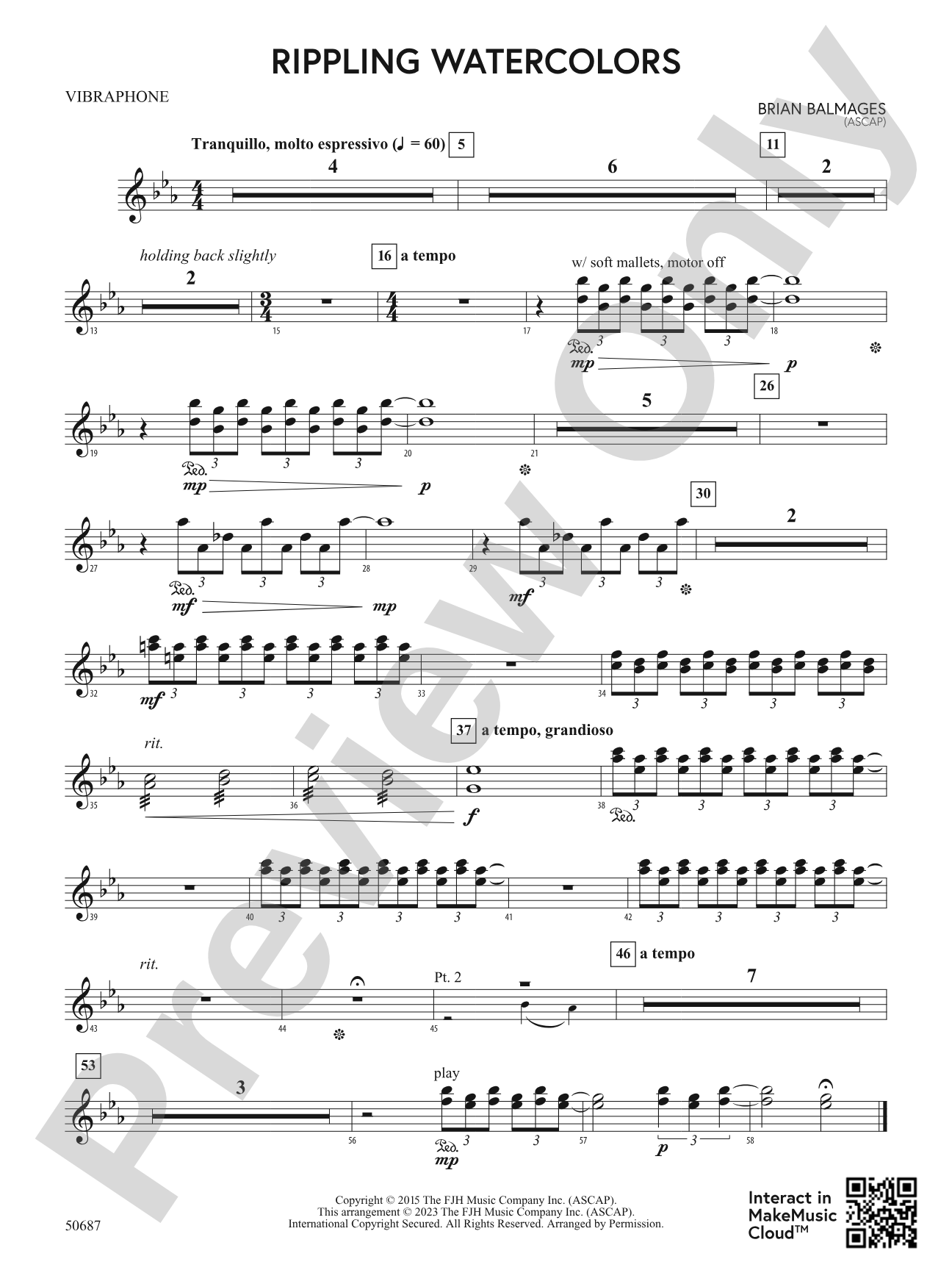 Rippling Watercolors: Vibraphone