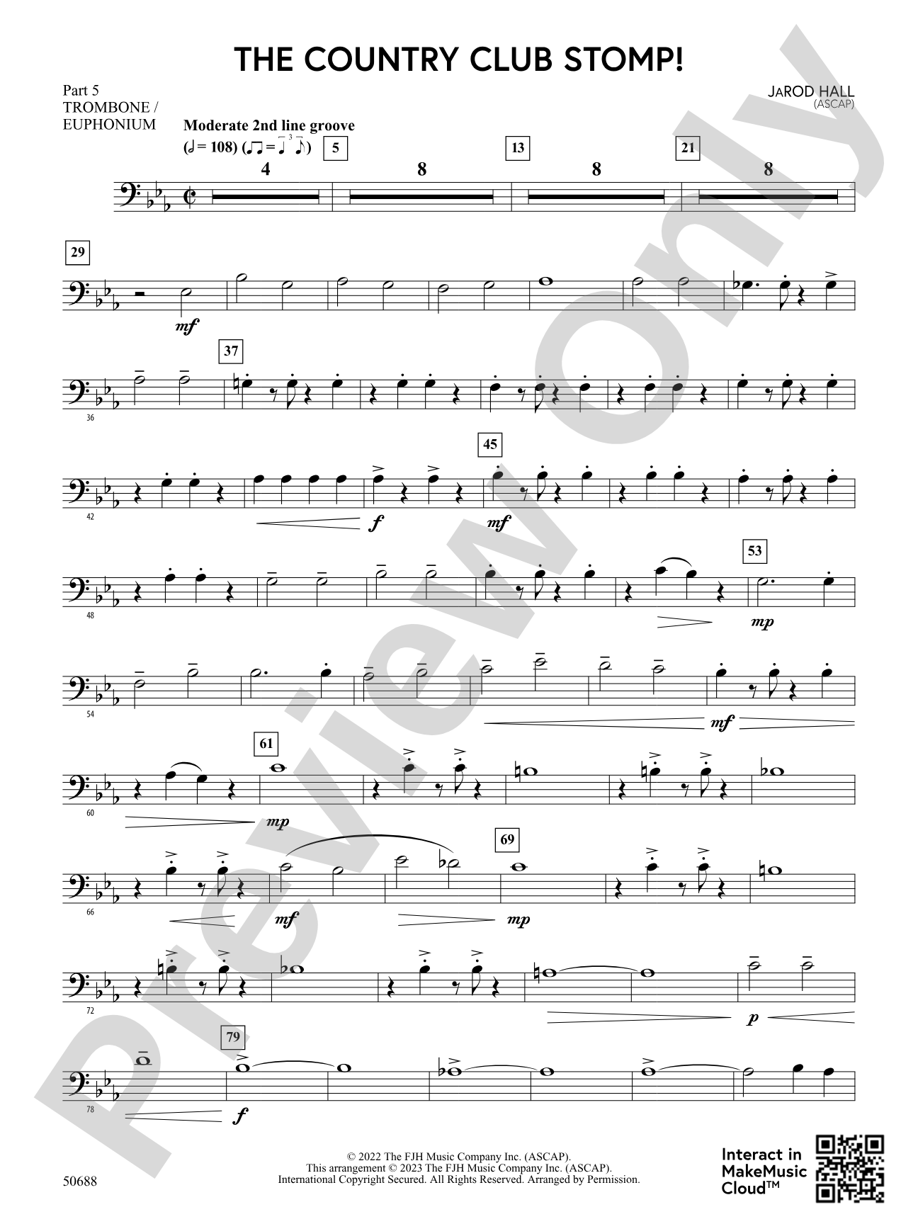 The Country Club Stomp!: Part 5 - Trombone / Euphonium