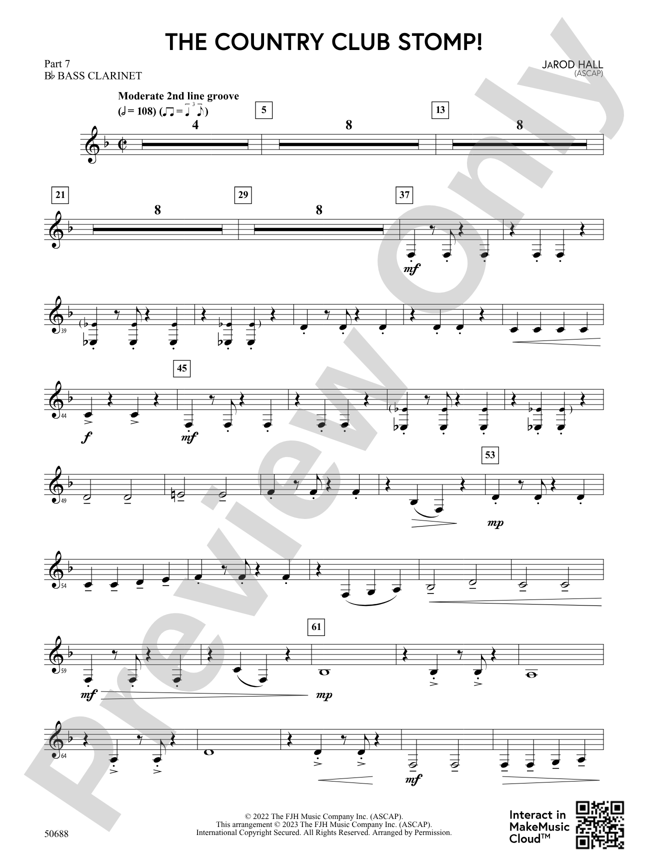 The Country Club Stomp!: Part 7 - B-flat Bass Clarinet