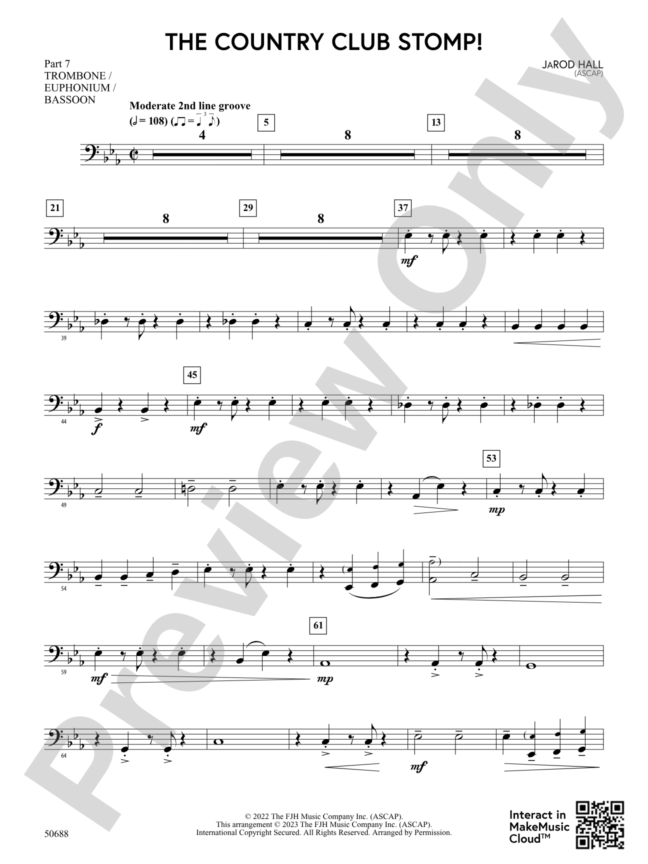 The Country Club Stomp!: Part 7 - Trombone / Euphonium / Bassoon