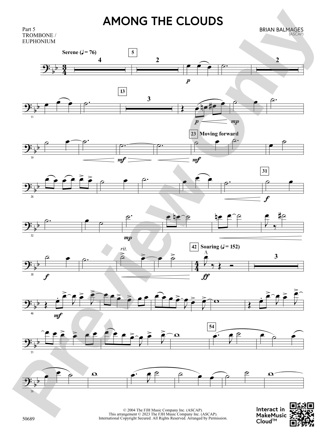 Among the Clouds: Part 5 - Trombone / Euphonium