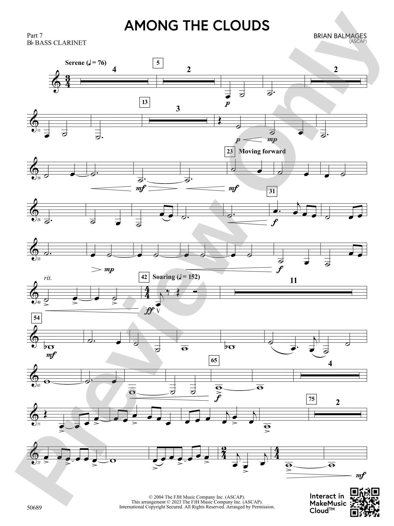 Among the Clouds: Part 7 - B-flat Bass Clarinet