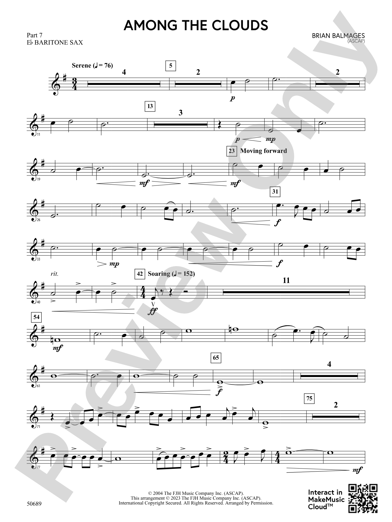 Among the Clouds: Part 7 - E-flat Baritone Sax