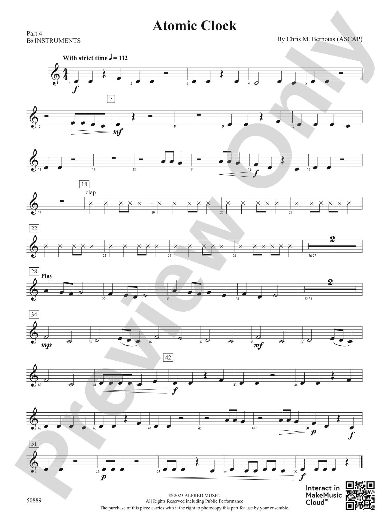 Atomic Clock: Part 4 - B-flat Instruments