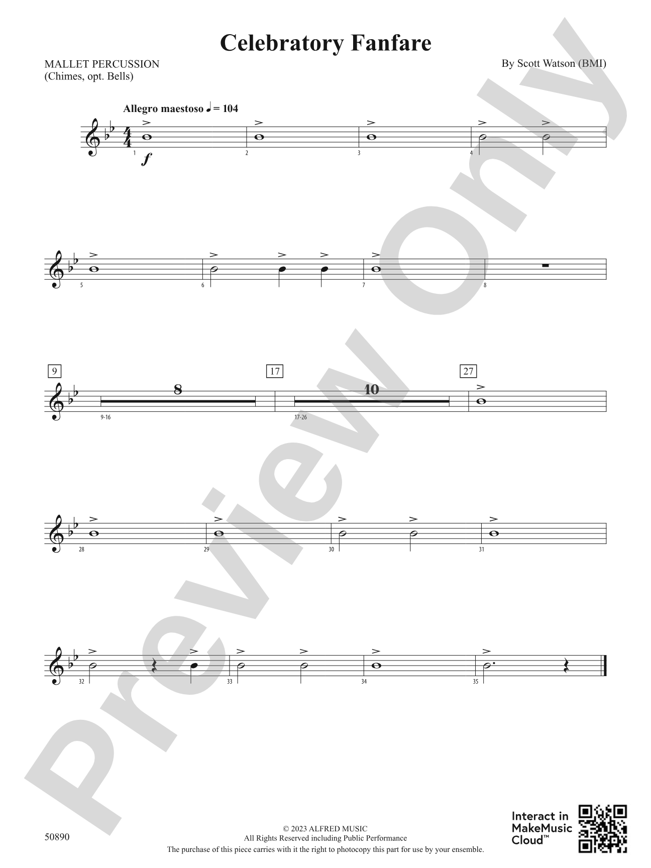 Celebratory Fanfare: Mallets