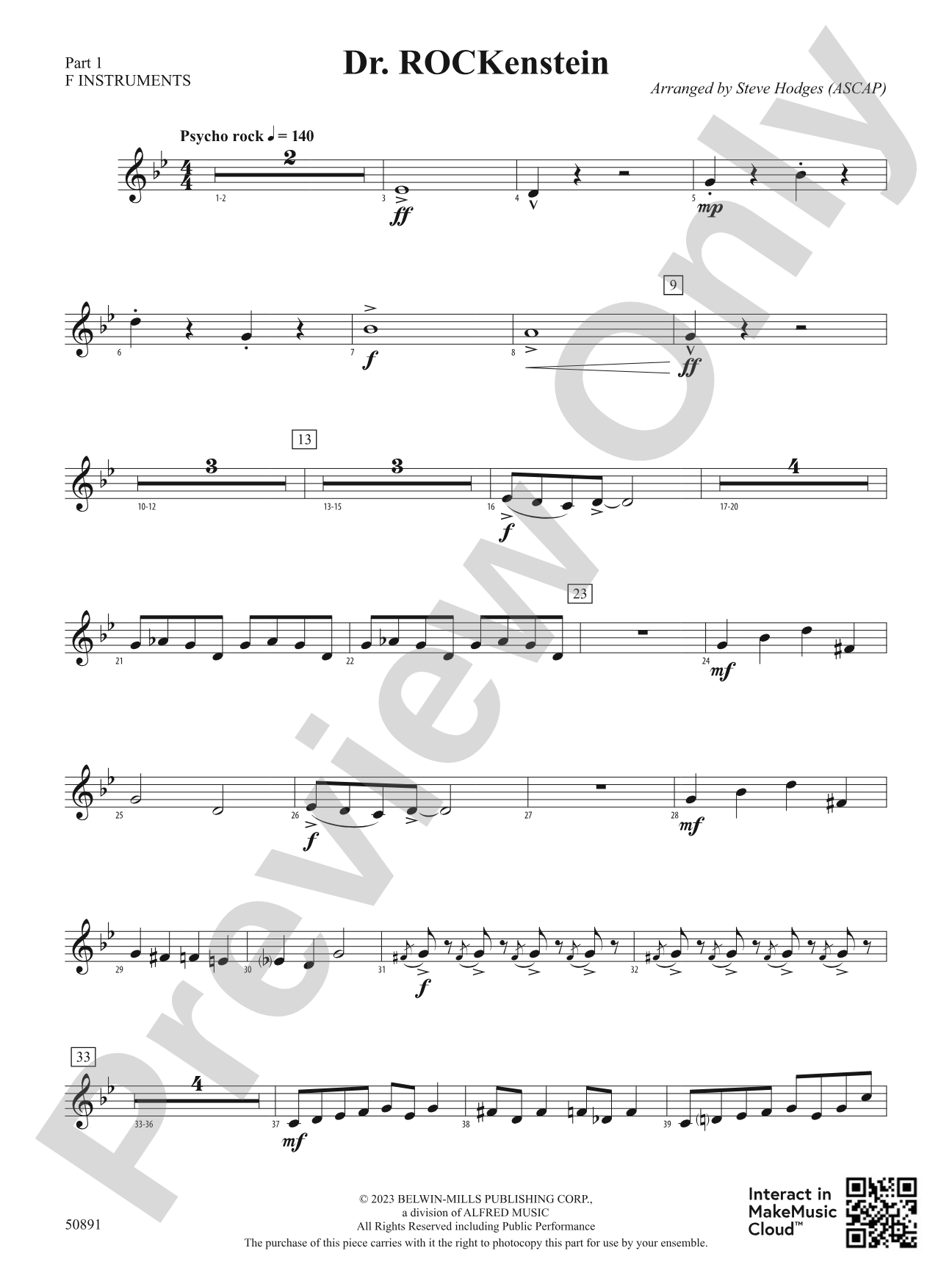 Dr. ROCKenstein: Part 1 - F Instruments